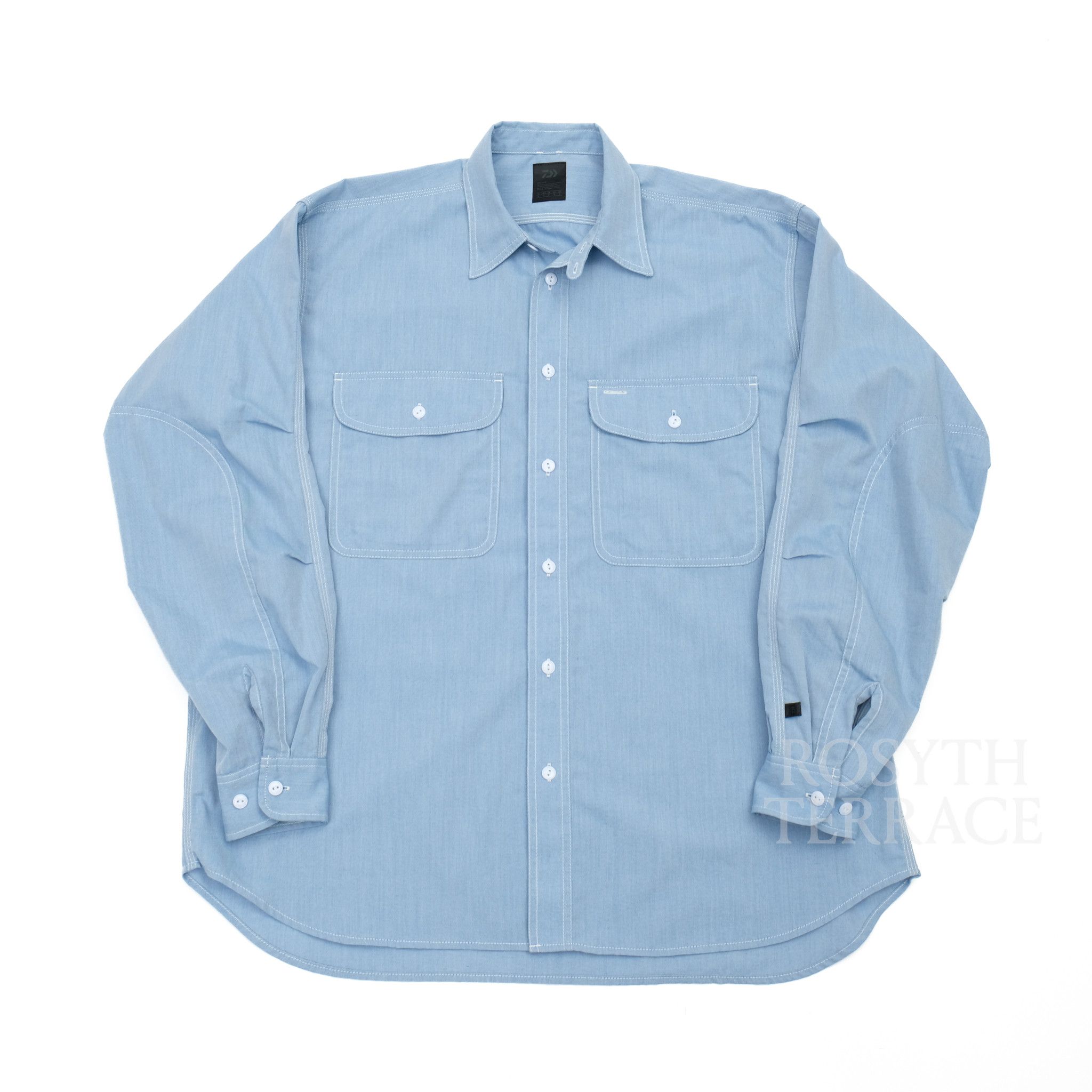 Daiwa Pier39 【DAIWA PIER39 / TECH ELBOW PATCH WORK SHIRT CHAMBRAY】 | Grailed