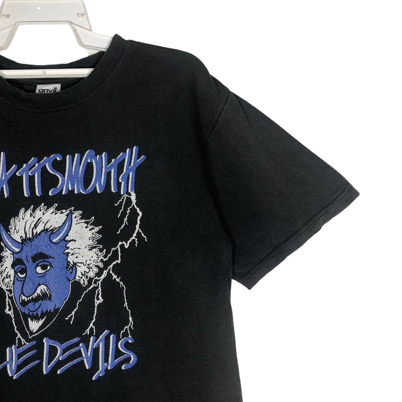 Anvil Vintage " Anvil " Plattsmouth Blue Devils Men T-Shirt Size US M / EU 48-50 / 2 - 4 Thumbnail