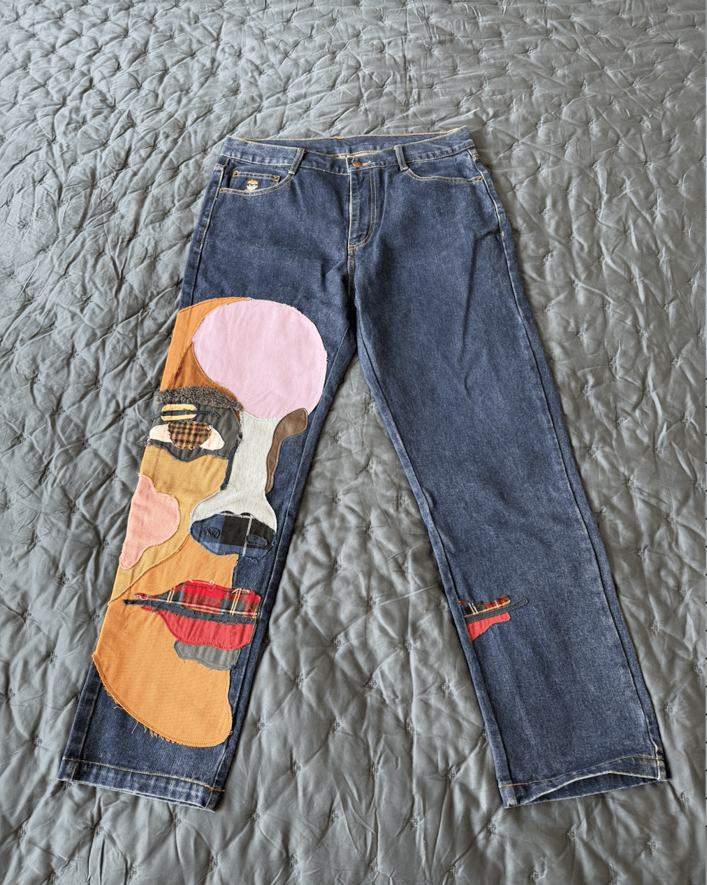 Kidsuper Stitched Denim Trousers