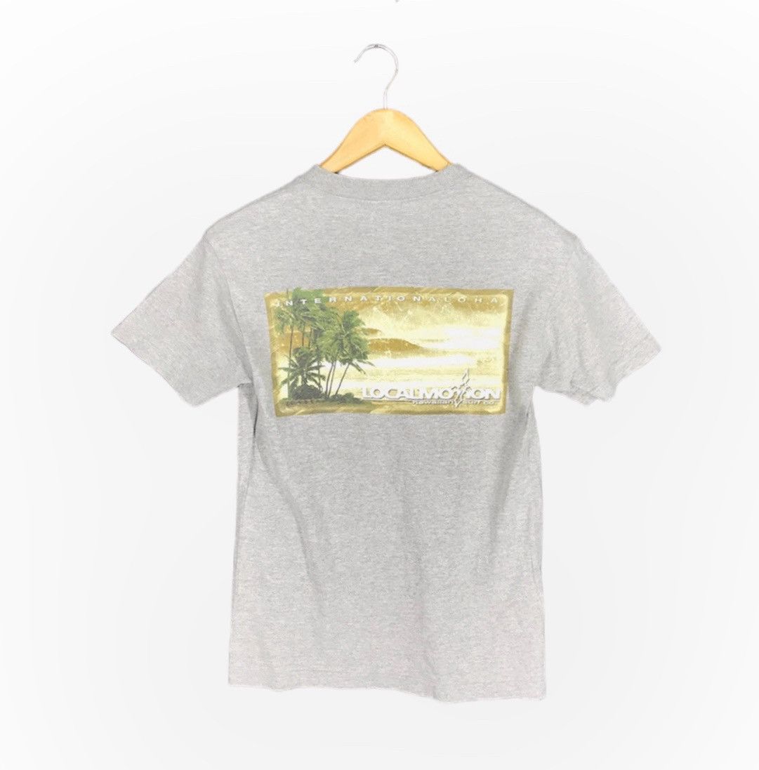 Vintage Y2K Vintage LOCAL MOTION Aloha Crew Neck T Shirt #2375-82 Size US XS / EU 42 / 0 - 1 Thumbnail