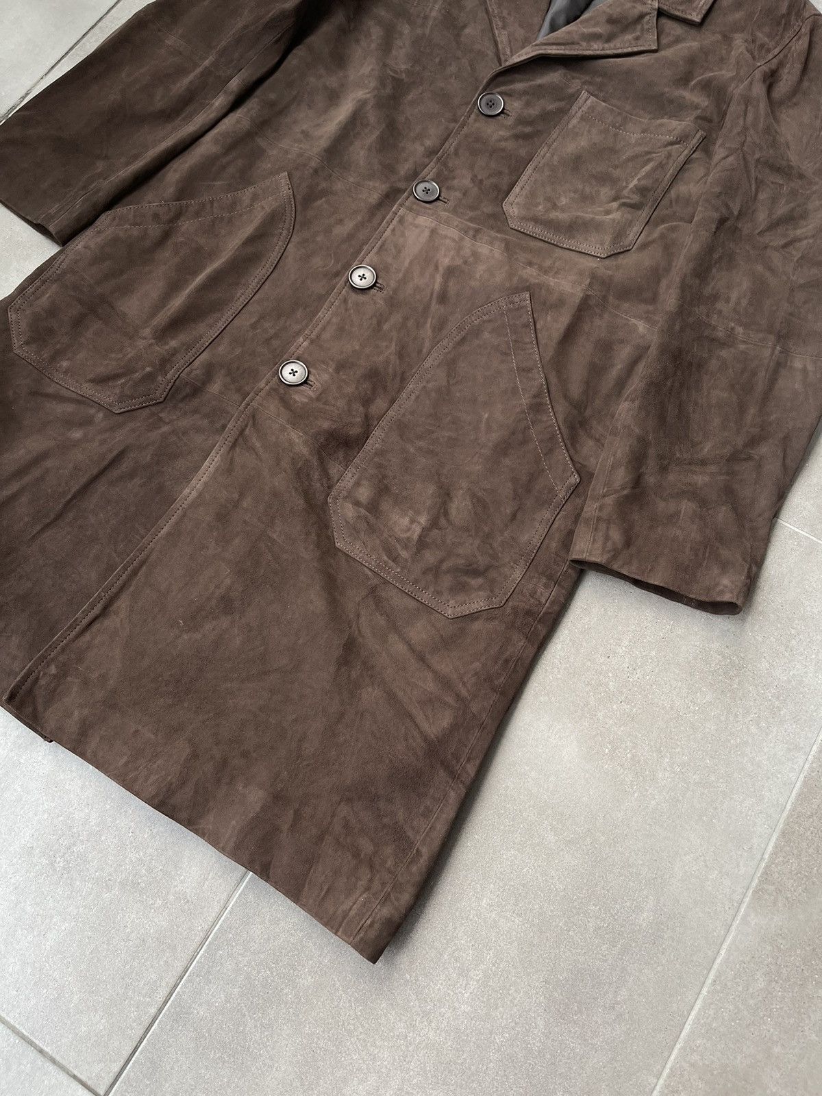 Deadwood !DS! SS23 Deadwood Painter Suede Leather Coat Size US M / EU 48-50 / 2 - 9 Thumbnail
