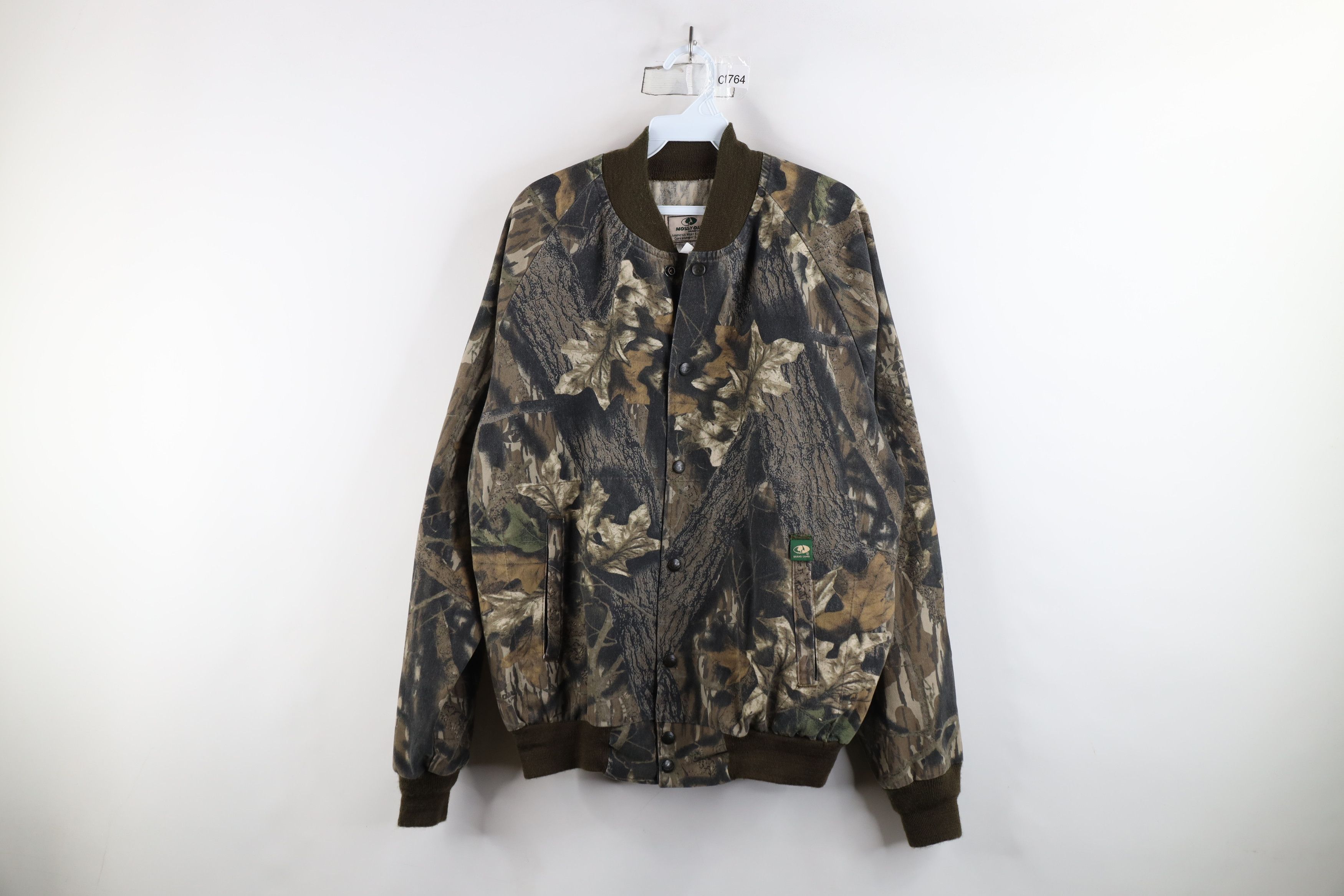 Mossy Oaks × Vintage Vintage 80s 90s Mossy Oak Camouflage Bomber Jacket USA Size US L / EU 52-54 / 3 - 1 Thumbnail