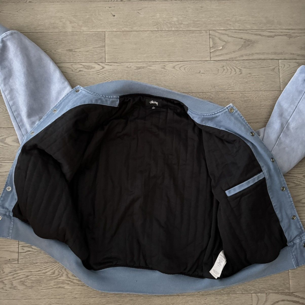 Stussy Stussy Ghost Logo Canvas Varsity Jacket Size US L / EU 52-54 / 3 - 6 Thumbnail