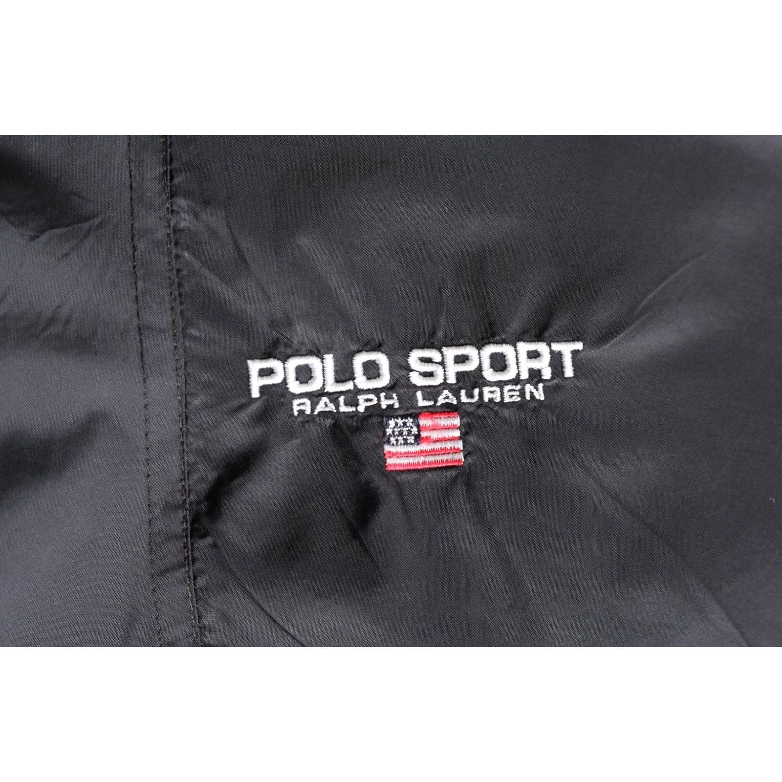 Ralph Lauren VINTAGE POLO SPORT RALPH LAUREN Hooded Mid Length Windbreaker Jacket Men L Black Windbreaker Shirt Mens Size US L / EU 52-54 / 3 - 5 Thumbnail