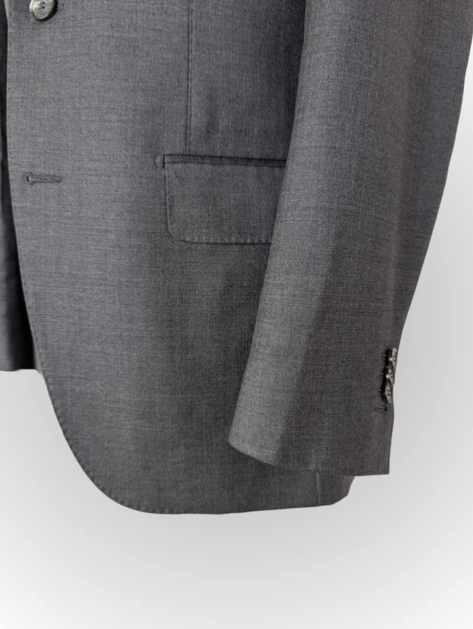 Suitsupply Suitsupply Lazio Brescia 94 Grey Suit canali corneliani pini Size 50L - 4 Thumbnail