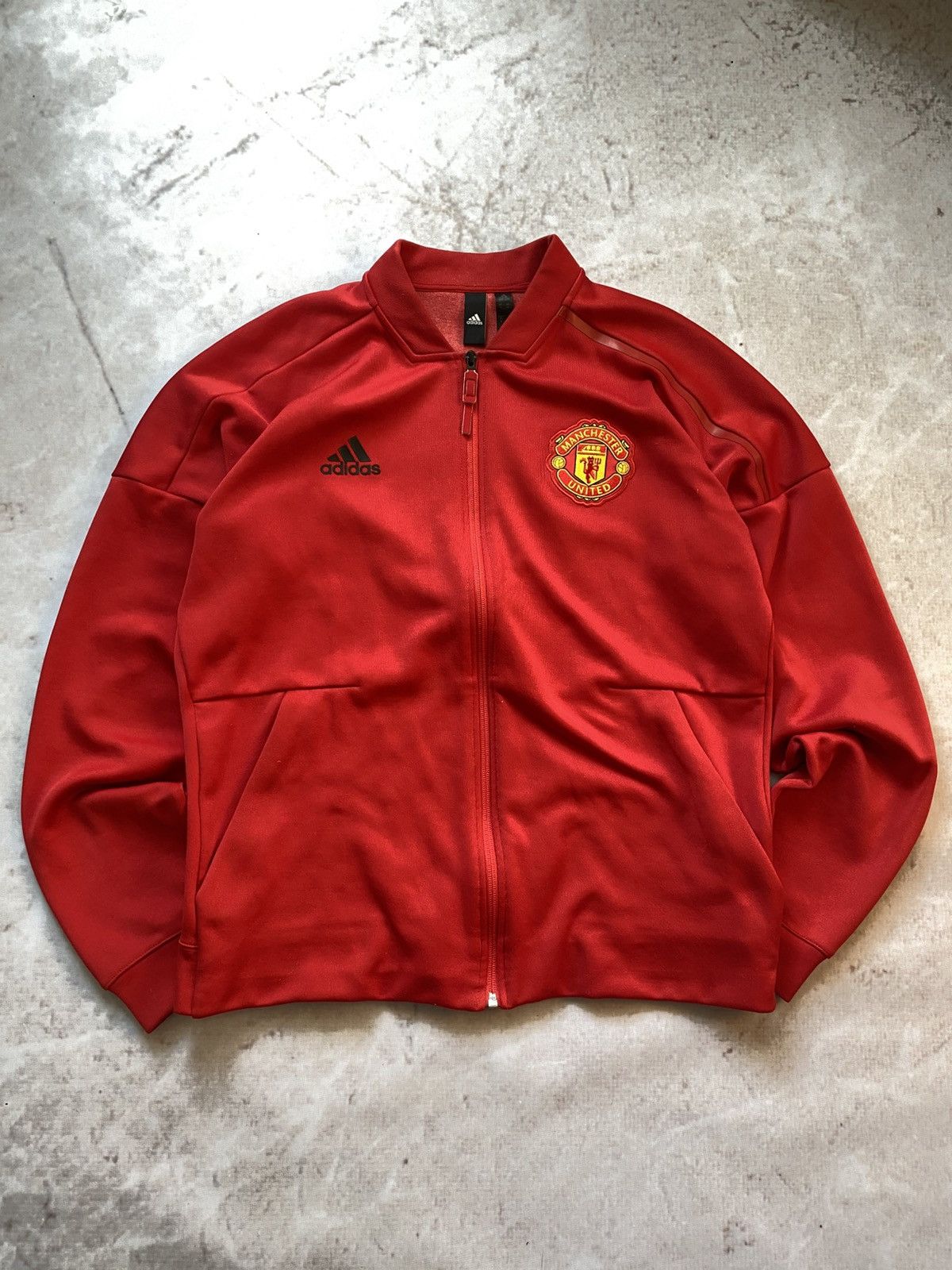 Vintage Adidas Manchester United Bomber Jacket Soccer Jersey Y2k M Size US M / EU 48-50 / 2 - 1 Thumbnail