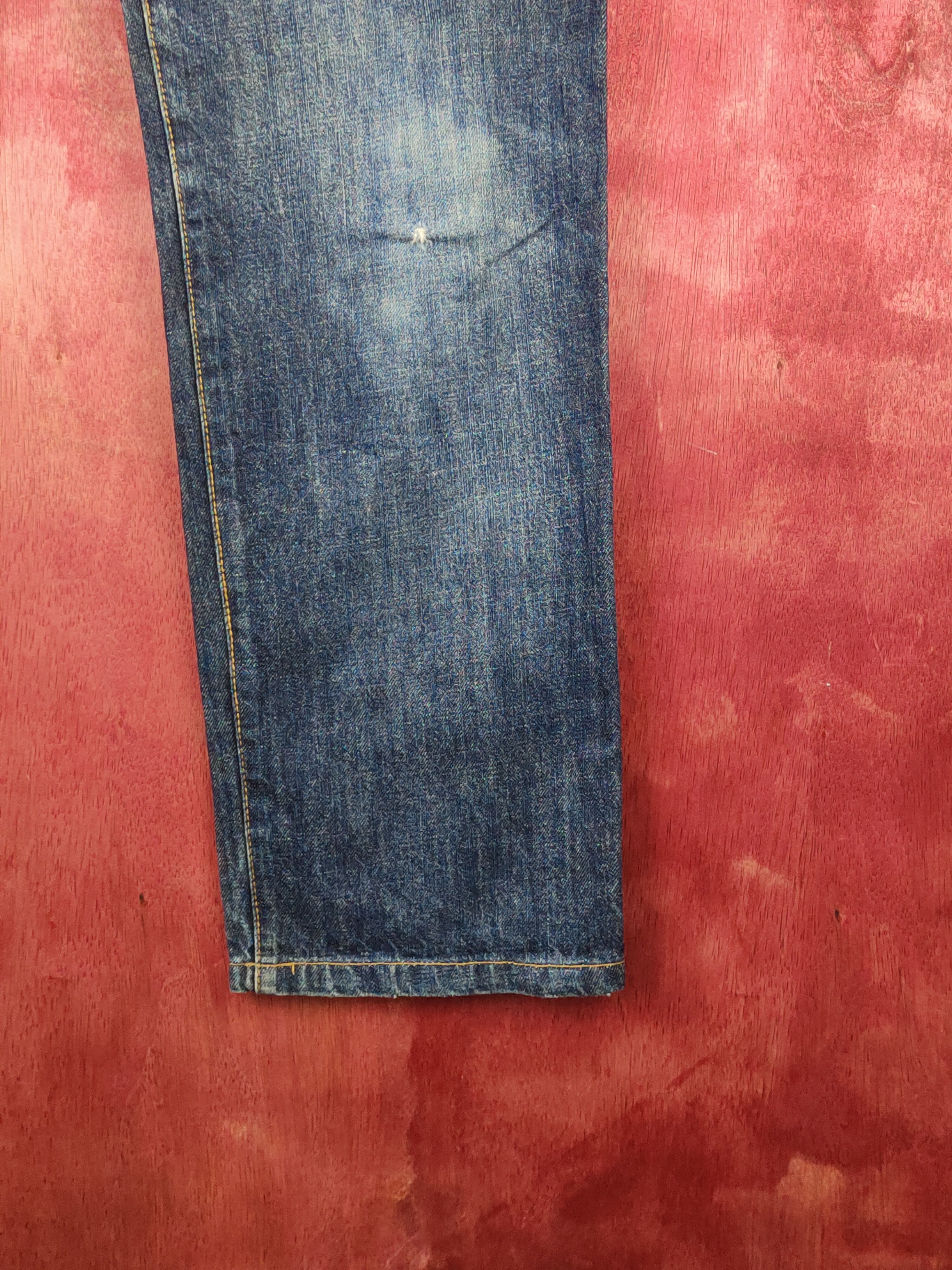 Japanese Brand Japanese Brand Dark Blue Faded jeans Denim #S1548 Size US 34 / EU 50 - 6 Thumbnail