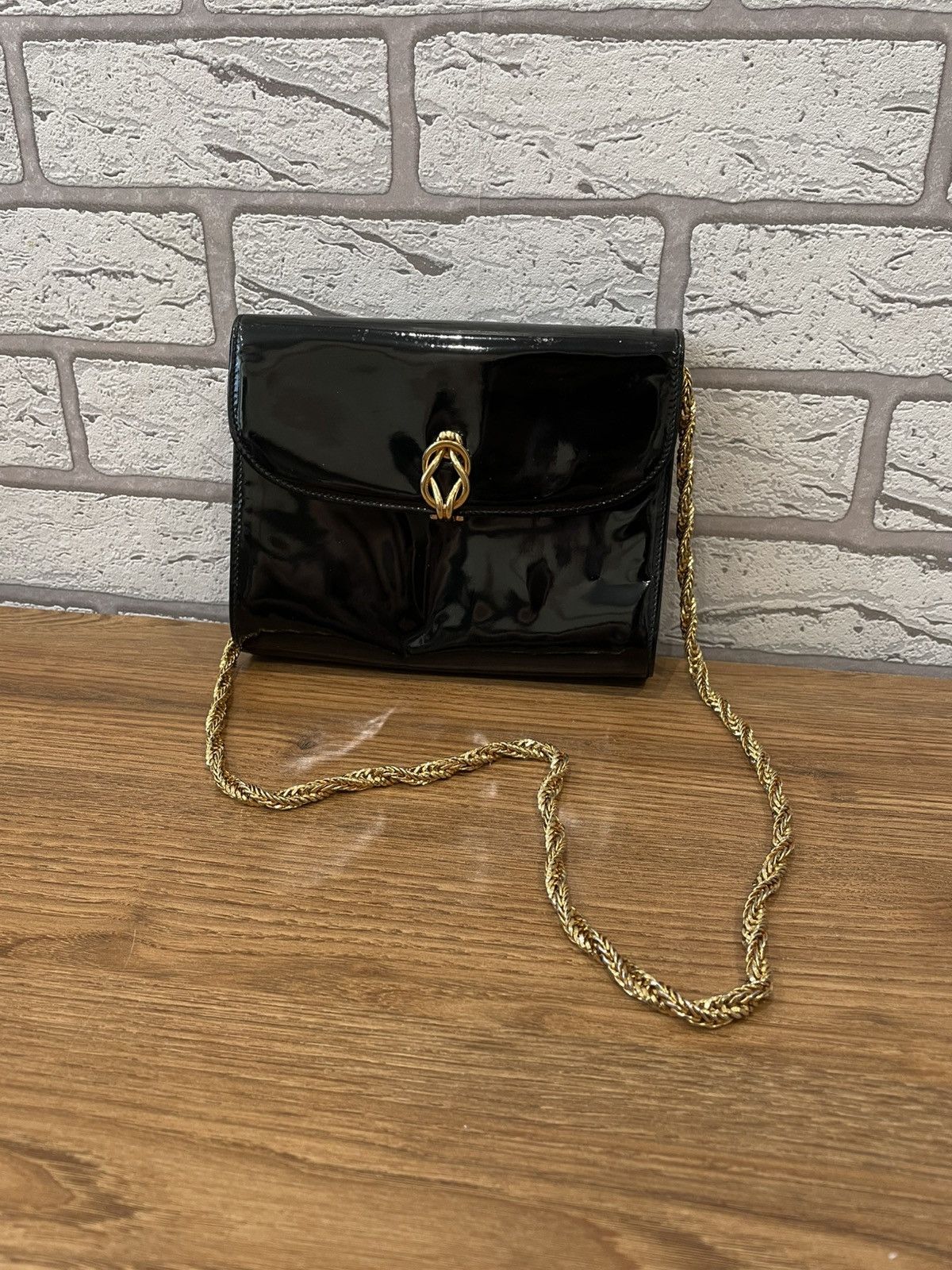 Gucci Gucci Shoulder Bag Small Dark Blue Leather Size ONE SIZE - 1 Thumbnail