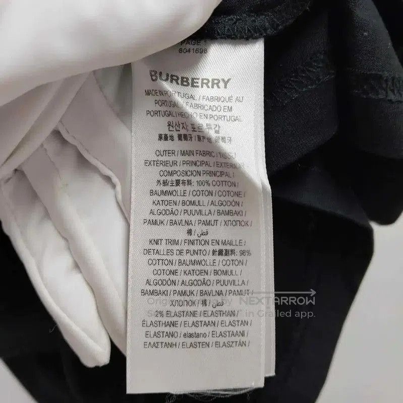 Burberry Burberry Black Cotton Short Sleeve T. Size US XS / EU 42 / 0 - 5 Thumbnail