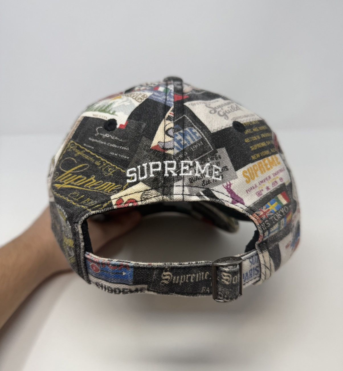 Supreme Labels 6 Panel Hat SS21