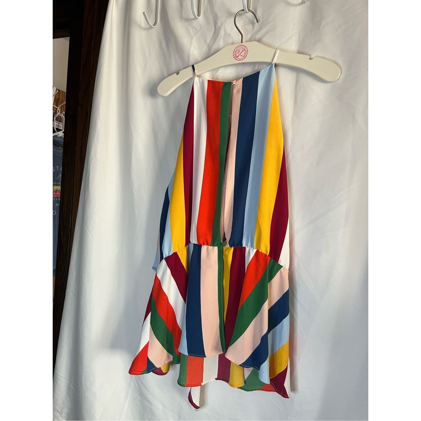 Other Willow & Root Buckle Multicolored Striped Tie Waist Tank Top Size L / US 10 / IT 46 - 6 Thumbnail