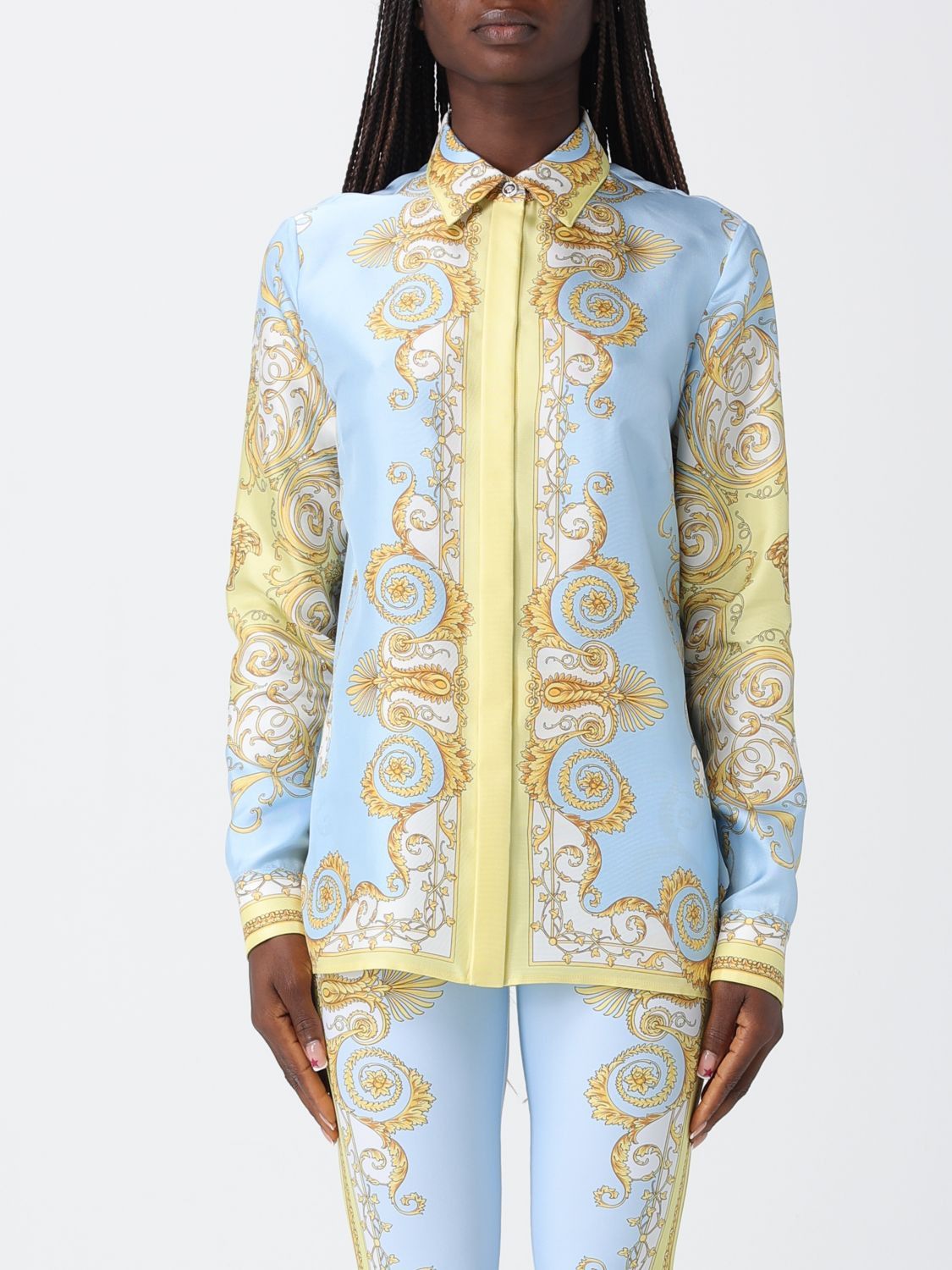 Versace Versace Shirt Woman Multicolor Size S / US 4 / IT 40 - 1 Thumbnail