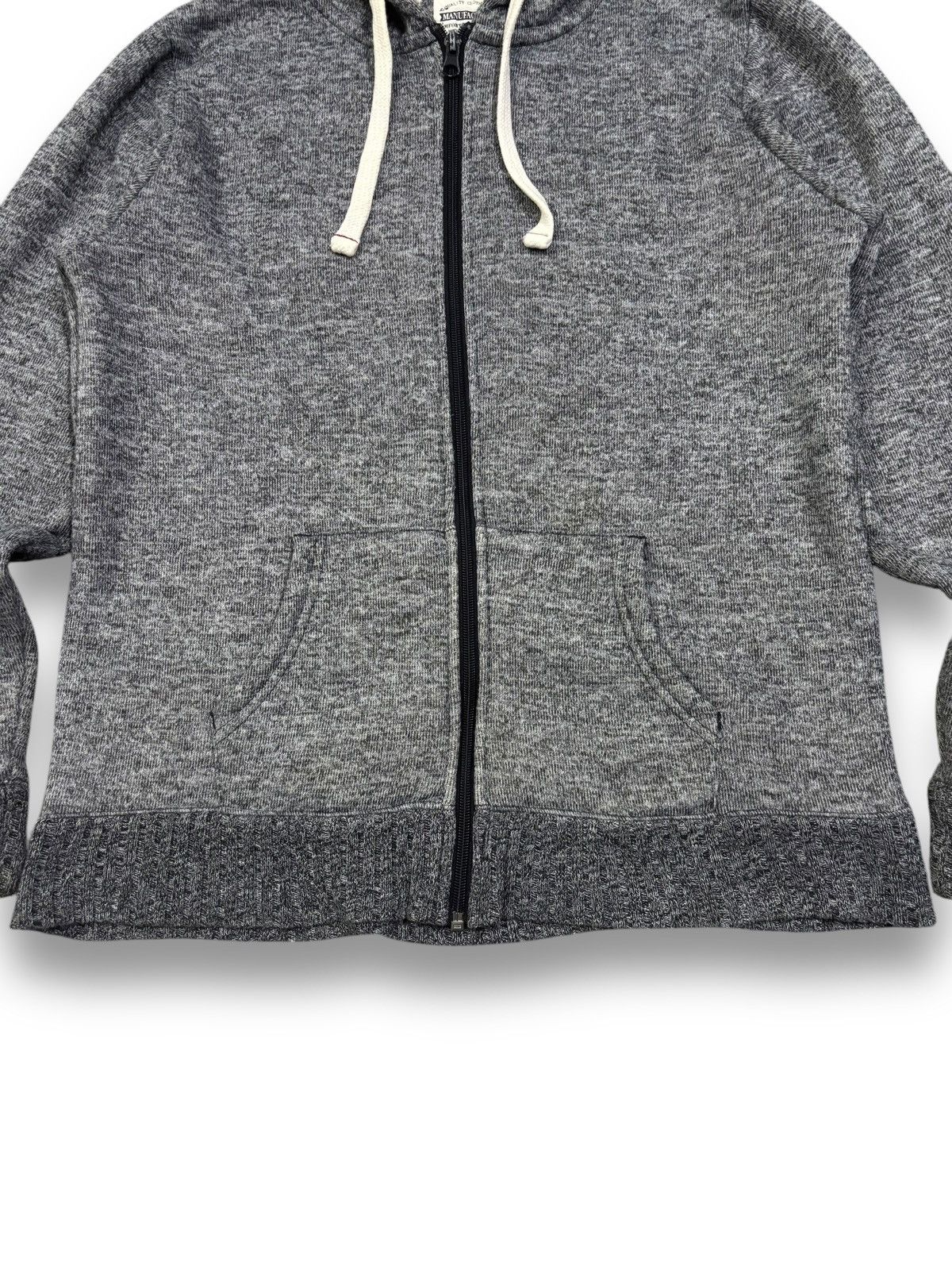 Japanese Brand Japanese Brand Anti Label Jean Sherpa Lined Full Zip Hoodie Size L / US 10 / IT 46 - 7 Thumbnail