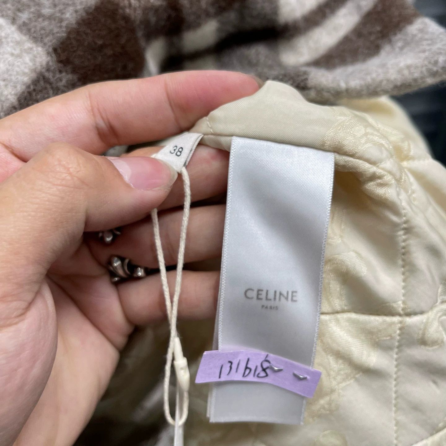 Celine Celine Triomphe Lining All-Over Check SB Blazer 38 Size S / US 4 / IT 40 - 5 Thumbnail