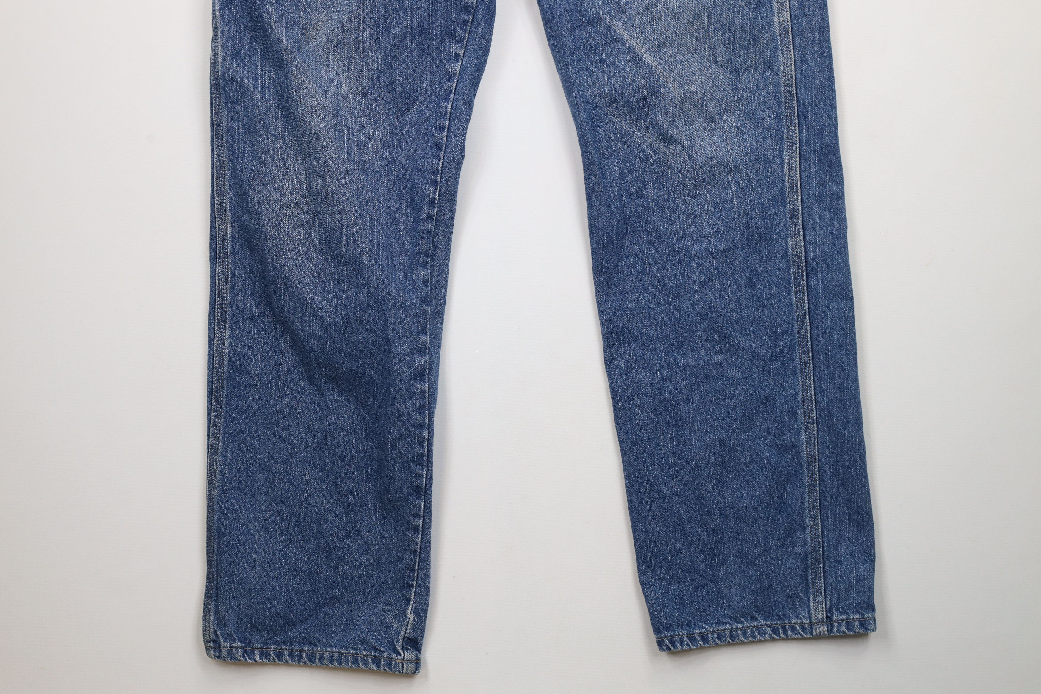Dickies × Vintage Vintage Dickies Spell Out Wide Leg Dungaree Denim Jeans Size US 36 / EU 52 - 4 Thumbnail