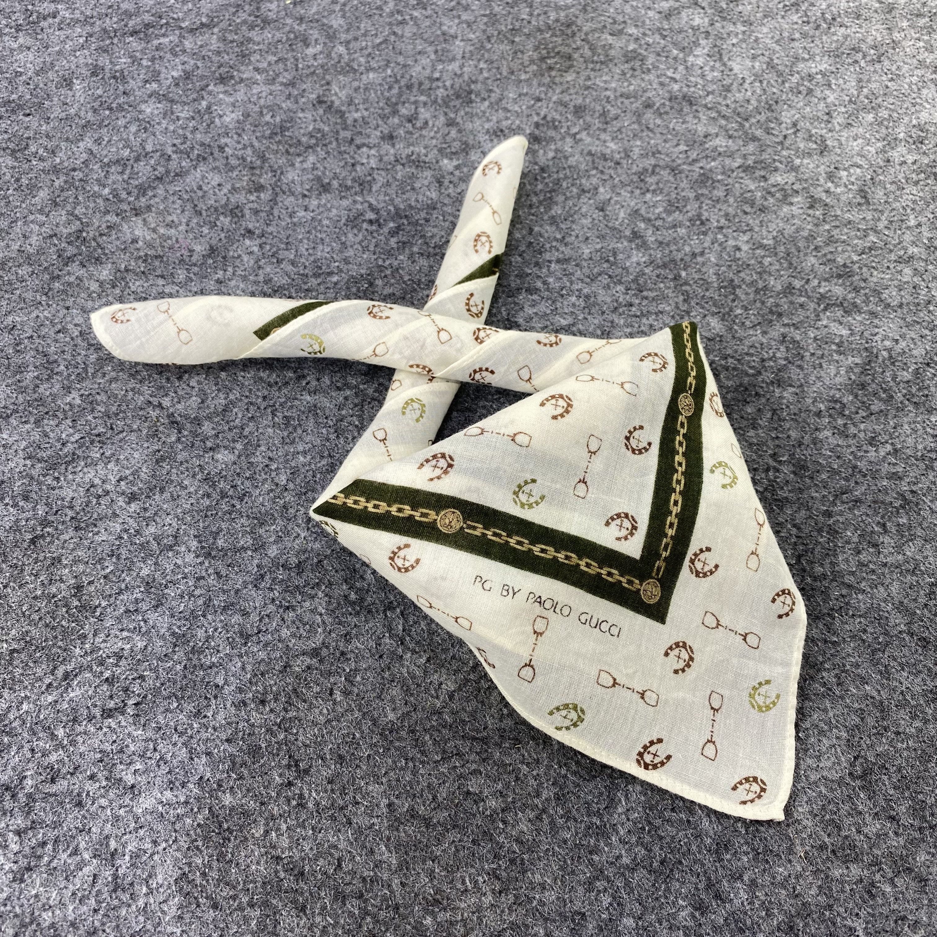 Paolo Gucci Paolo Gucci Handkerchief / Bandana / Neckerchief-B1341 Size ONE SIZE - 1 Thumbnail