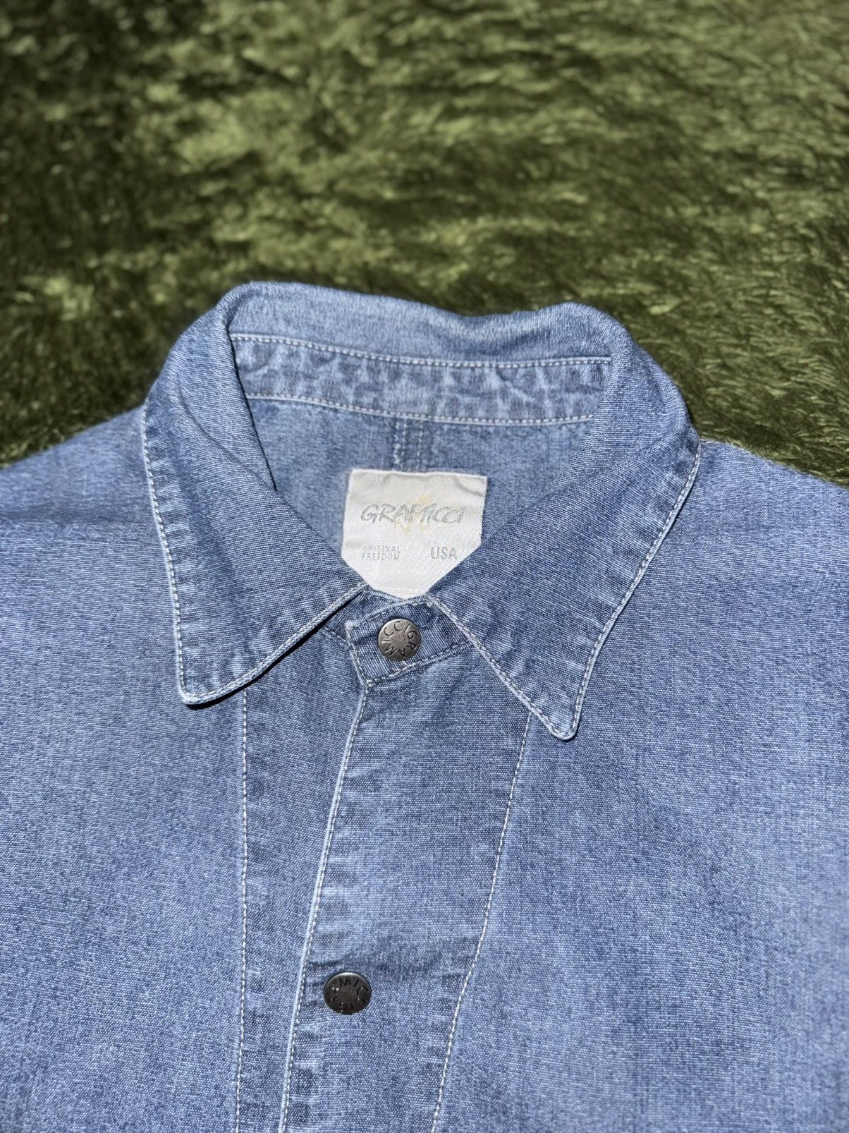Gramicci [L] Gramicci Japanese Boro Sashiko Denim Coverall Jacket Size US L / EU 52-54 / 3 - 3 Thumbnail