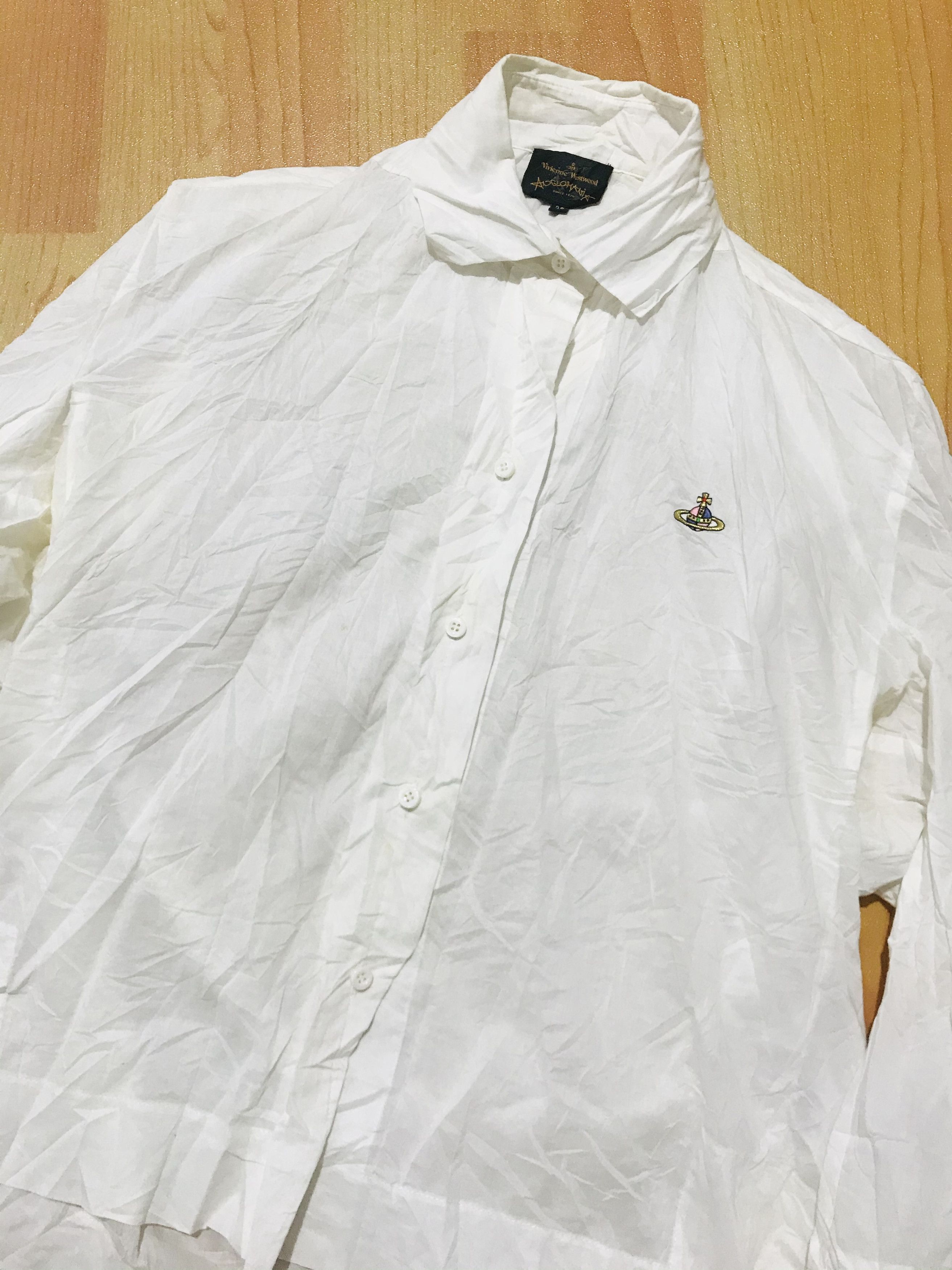 image of Vivienne Westwood Anglomania Button Ups in White, Women's (Size XS)