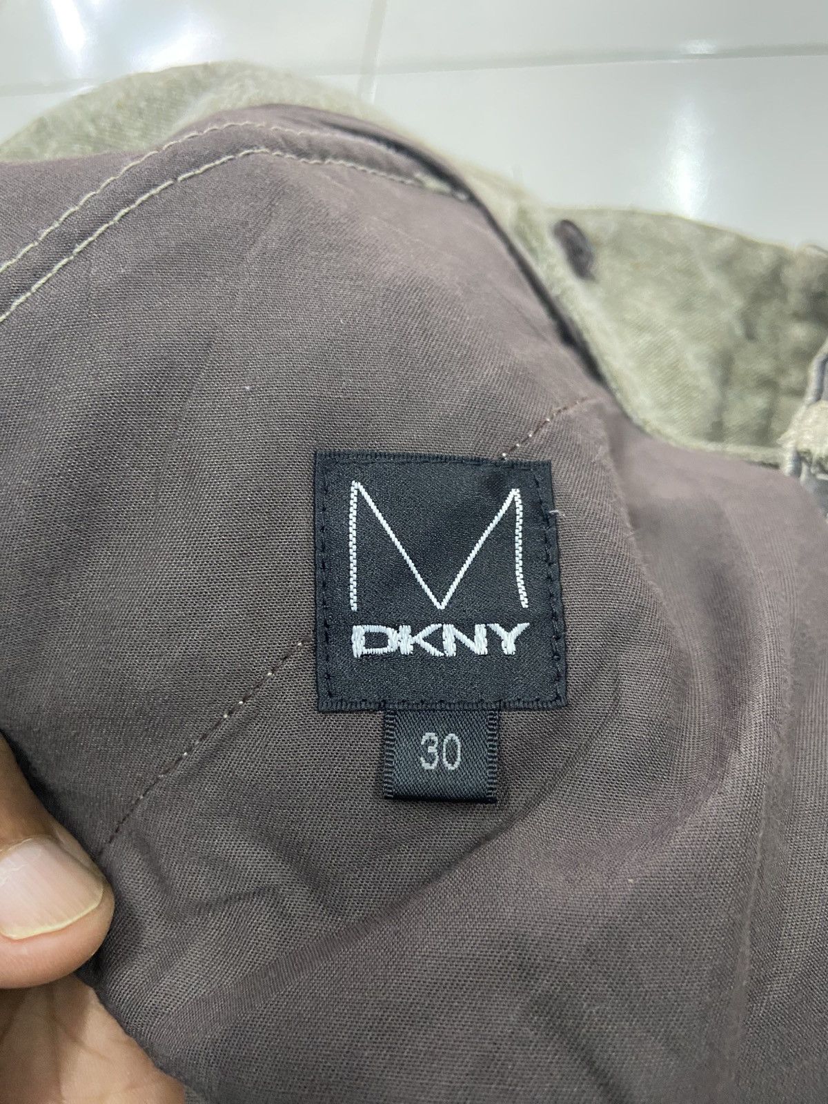 DKNY VINTAGE DKNY WOOL CARGO PANTS Size US 30 / EU 46 - 9 Thumbnail