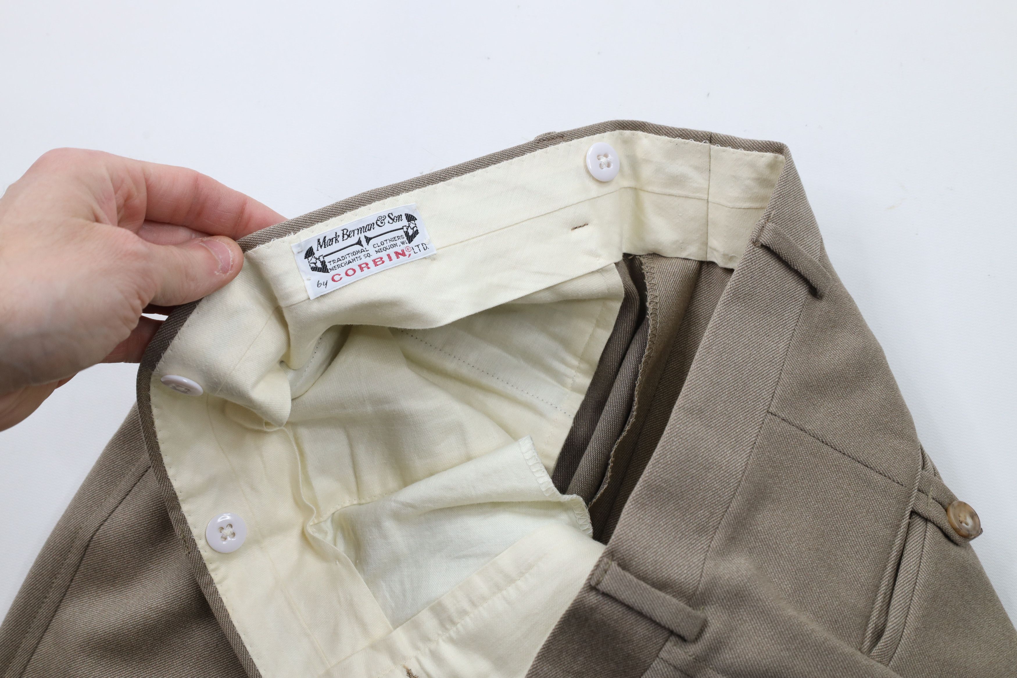 Vintage Vintage 70s Streetwear Cuffed Wide Leg Chino Pants USA Size US 34 / EU 50 - 7 Thumbnail