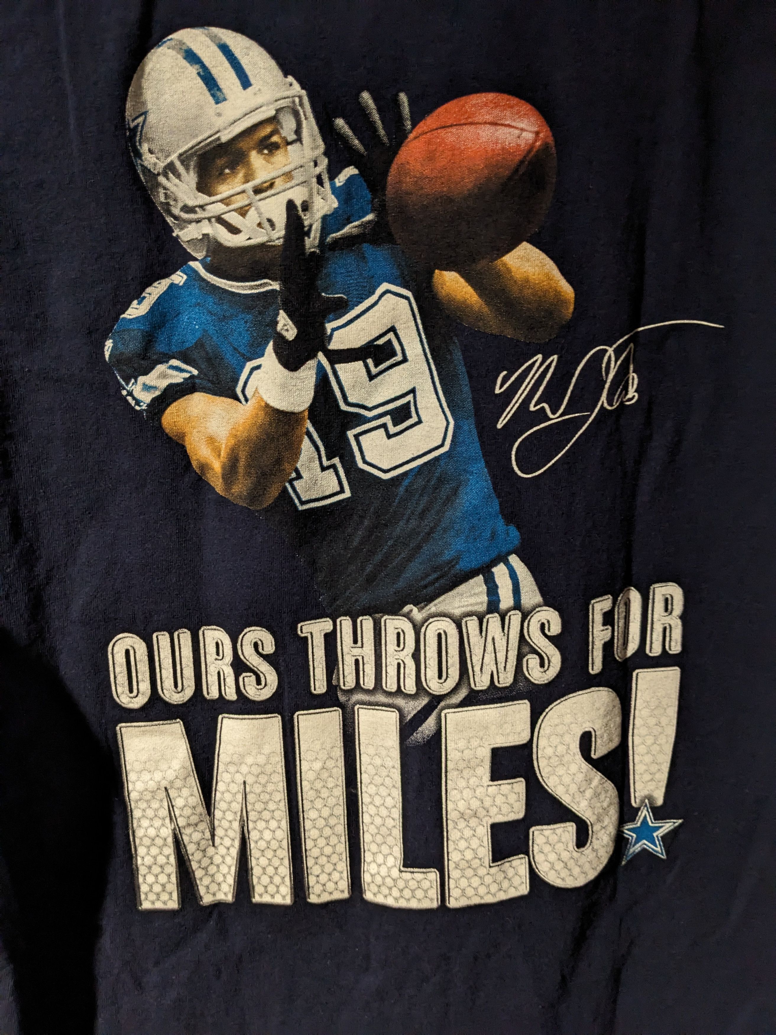 NFL × Vintage Dallas Cowboys Trey Lance Quarter Back NFL Football T-Shirt Size US M / EU 48-50 / 2 - 2 Thumbnail