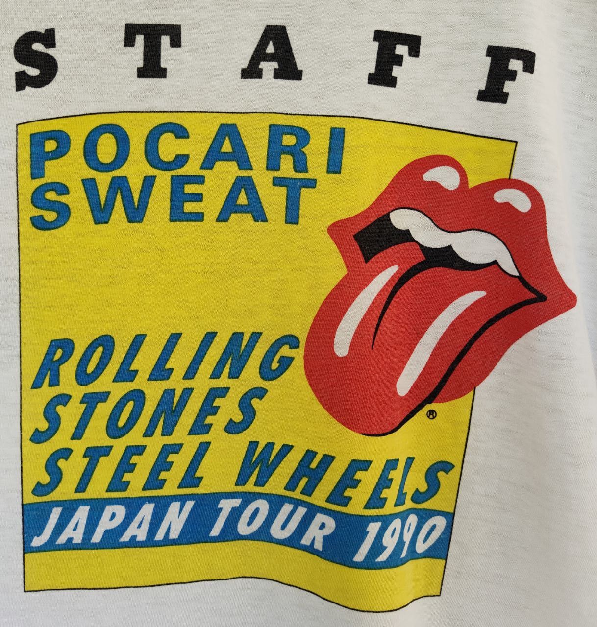 Vintage Rare Vtg 90 Staff Rolling Stones Steel Wheel Size US M / EU 48-50 / 2 - 8 Thumbnail