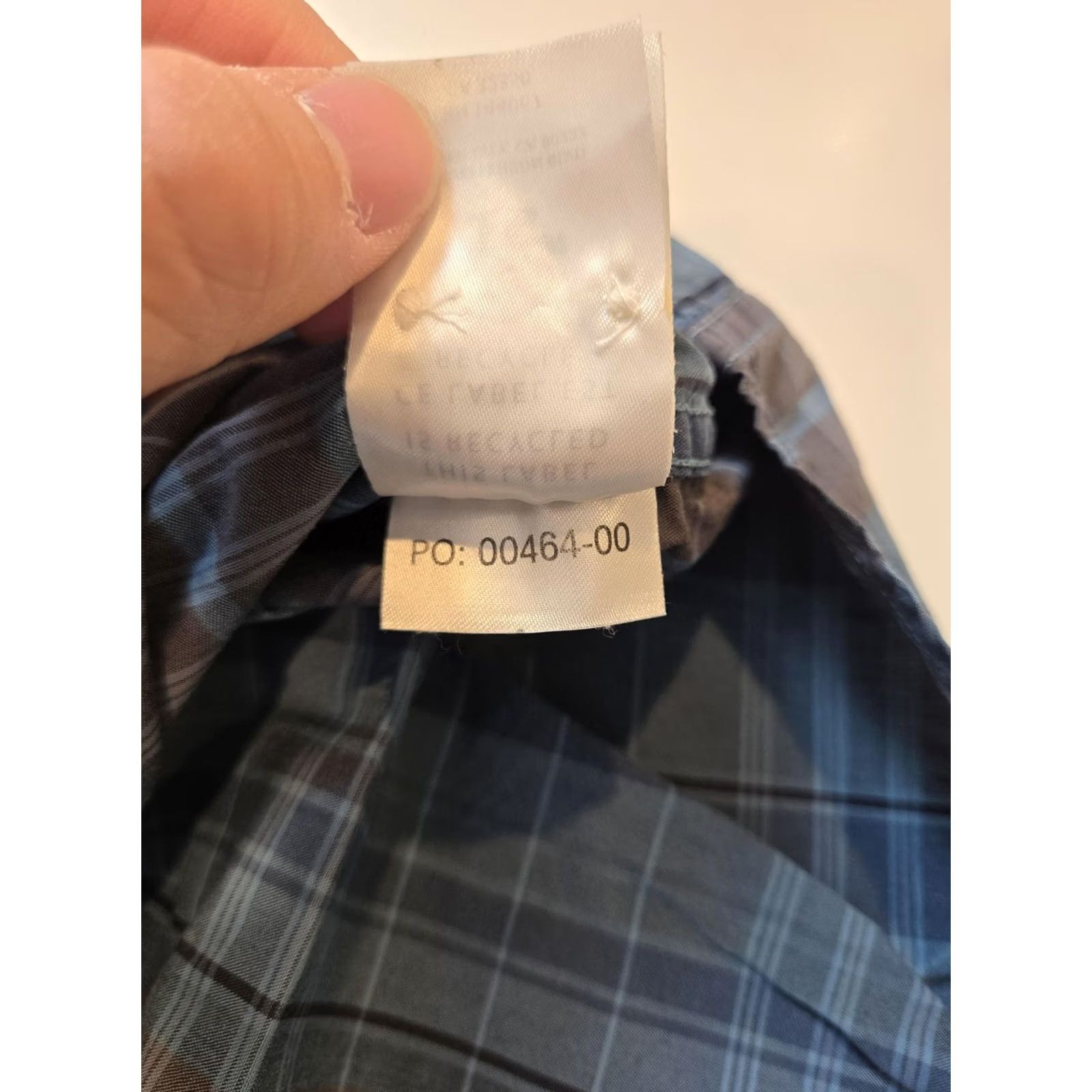 Outerknown Outerknown Shirt Mens M Blue Plaid Organic Cotton Button Front Casual Size US M / EU 48-50 / 2 - 5 Thumbnail