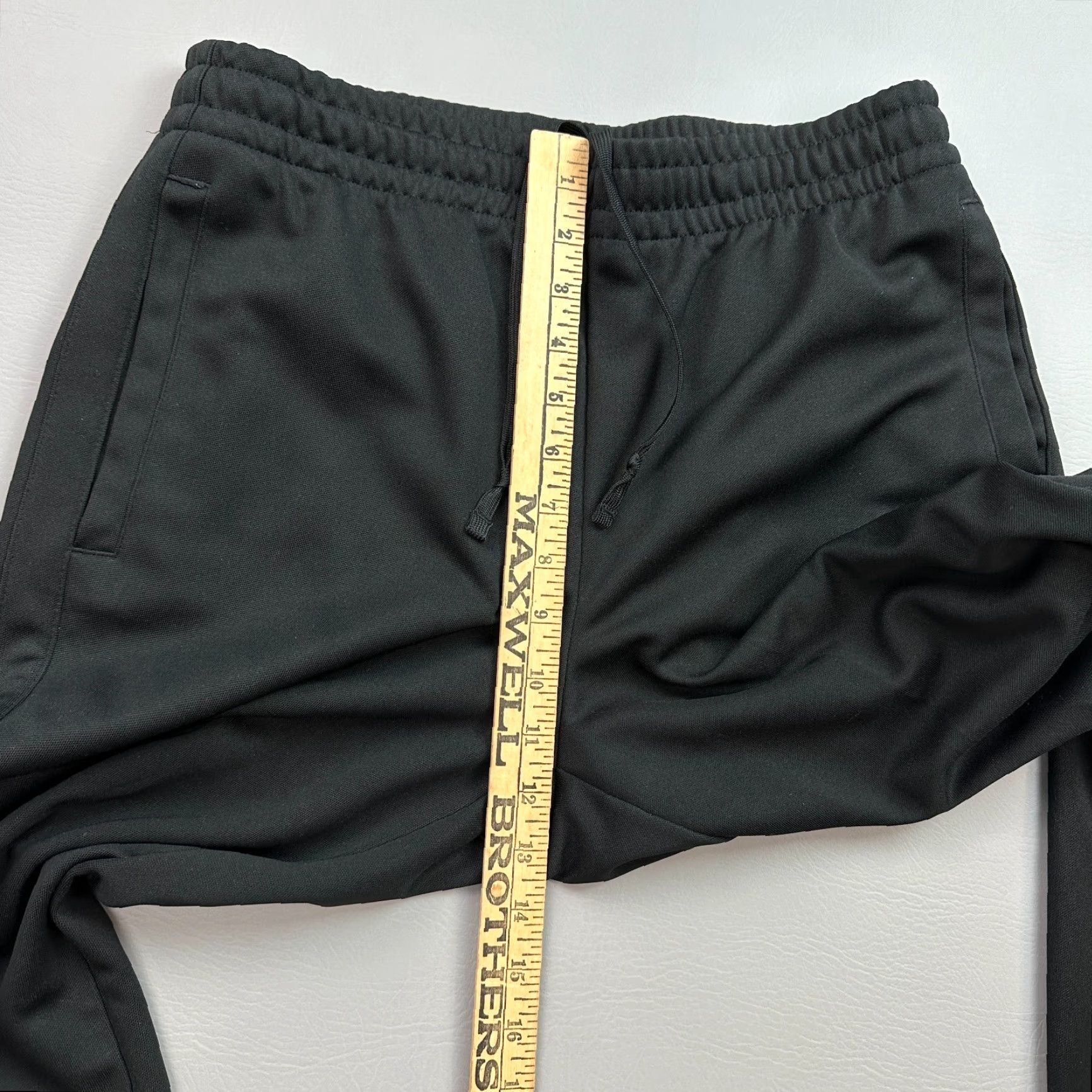 Starter VINTAGE Starter Track Pants Mens Small Black Embroidered Logo Ankle Zip Y2K Size US 29 - 7 Thumbnail