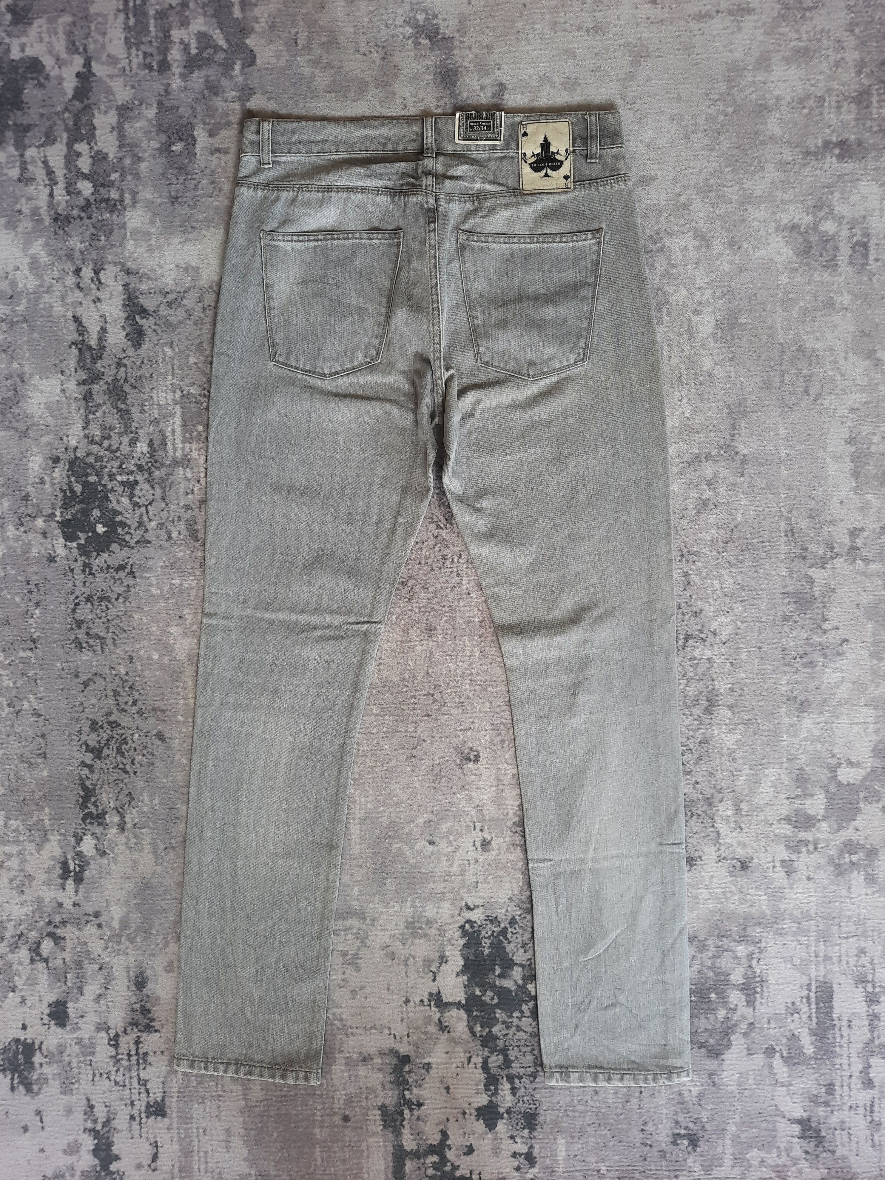 Hells Bells 🔥Hells bells stonewash gray denim jeans Size US 32 / EU 48 - 2 Thumbnail