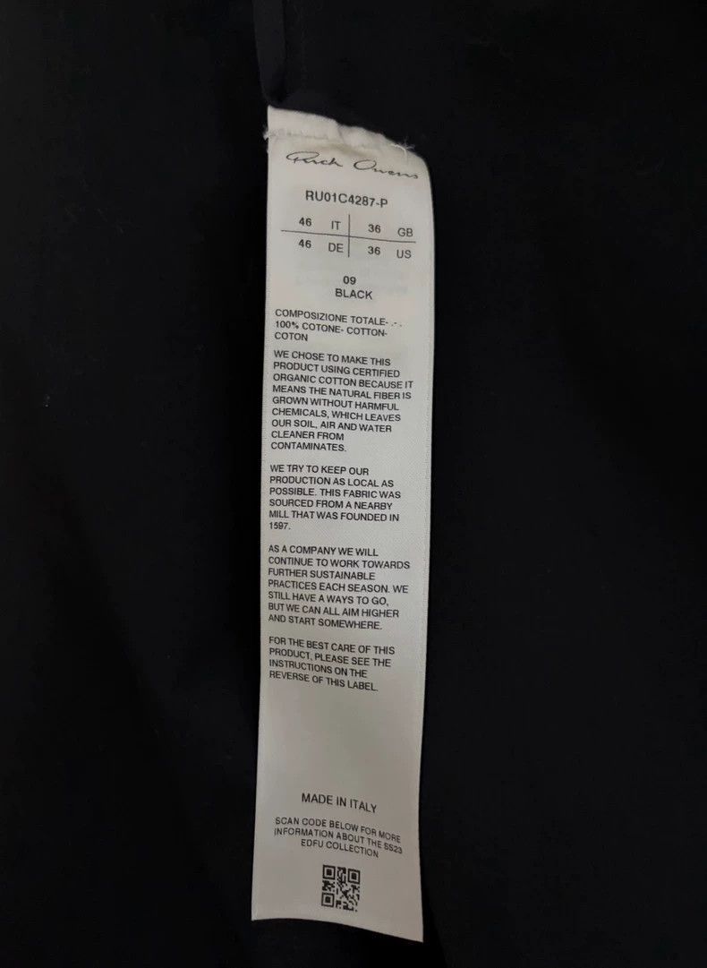 Rick Owens Rick Owens Larry Shirt Size US S / EU 44-46 / 1 - 2 Thumbnail