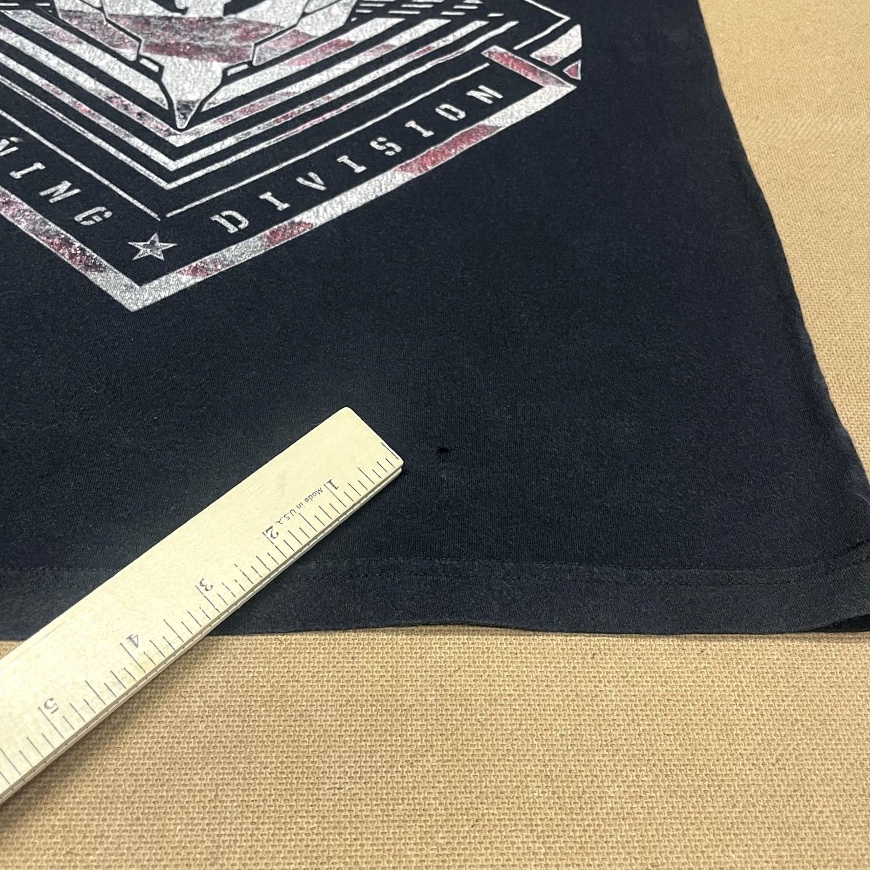 Vintage American Fighter Mens XS Black Training Division Graphic Tee USA Size US XS / EU 42 / 0 - 2 Thumbnail