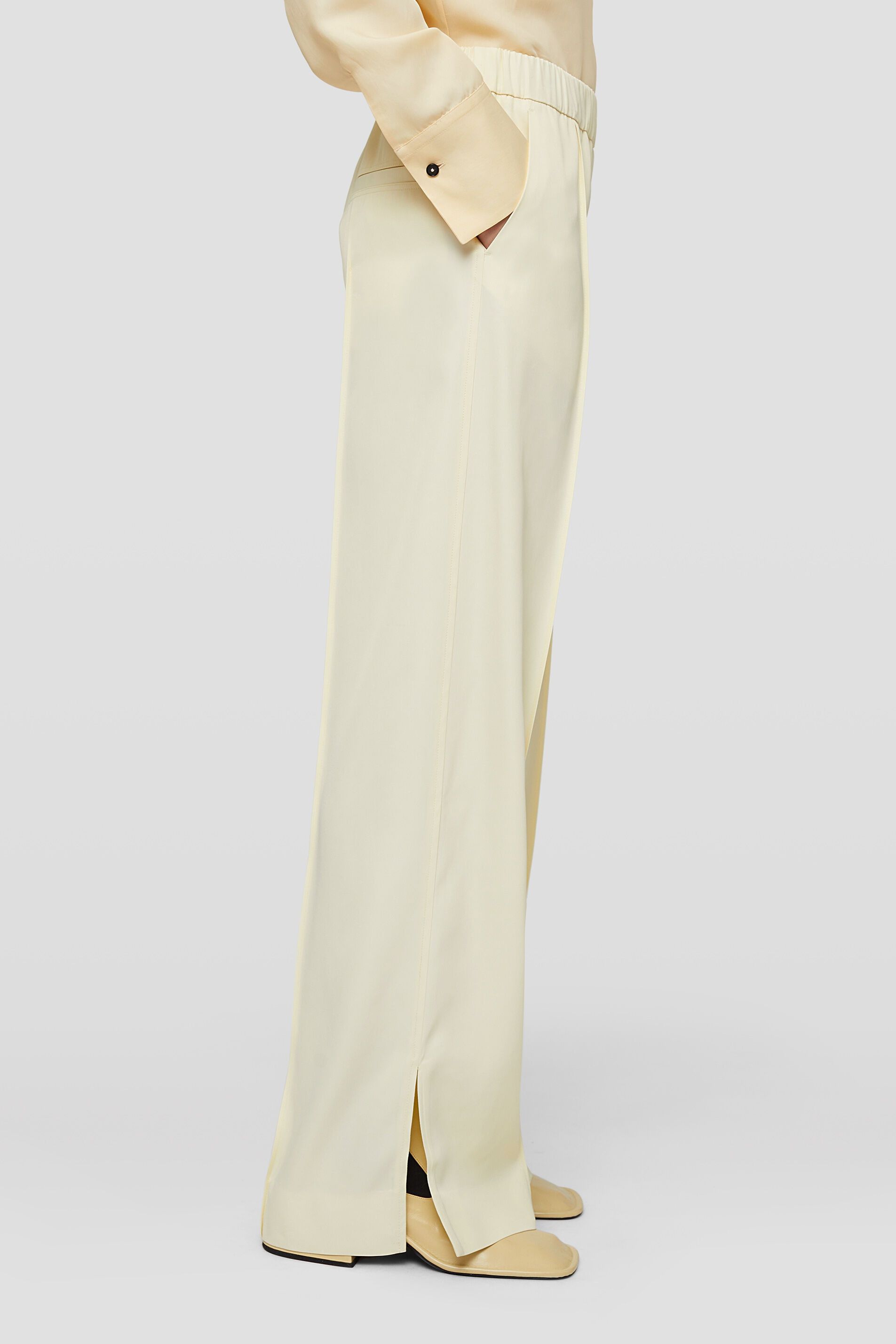Jil Sander o1mt1gz0725 Trouser in Beige Size 28" / US 6 / IT 42 - 5 Thumbnail