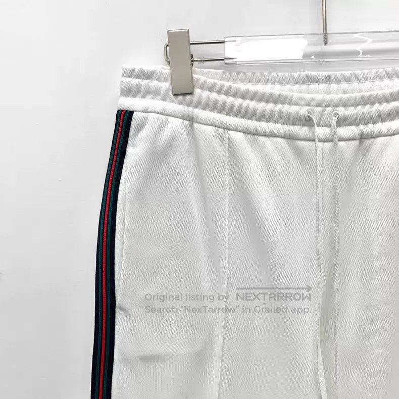 Gucci Gucci Size L White logo cherry pattern elastic waist leg ca Size 24" / US 00 / IT 34 - 3 Thumbnail