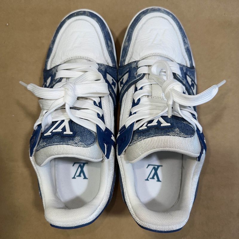 Louis Vuitton Louis Vuitton Denim Low-Top Fashion Sneakers -2508 Size US 6.5 / EU 39-40 - 6 Thumbnail