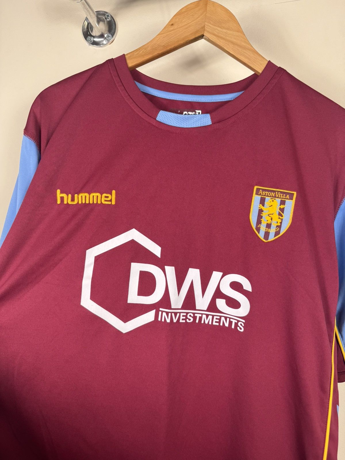 Hummel × Vintage 2005/06 Home Aston Villa Hummel Jersey T-shirt Size US L / EU 52-54 / 3 - 2 Thumbnail