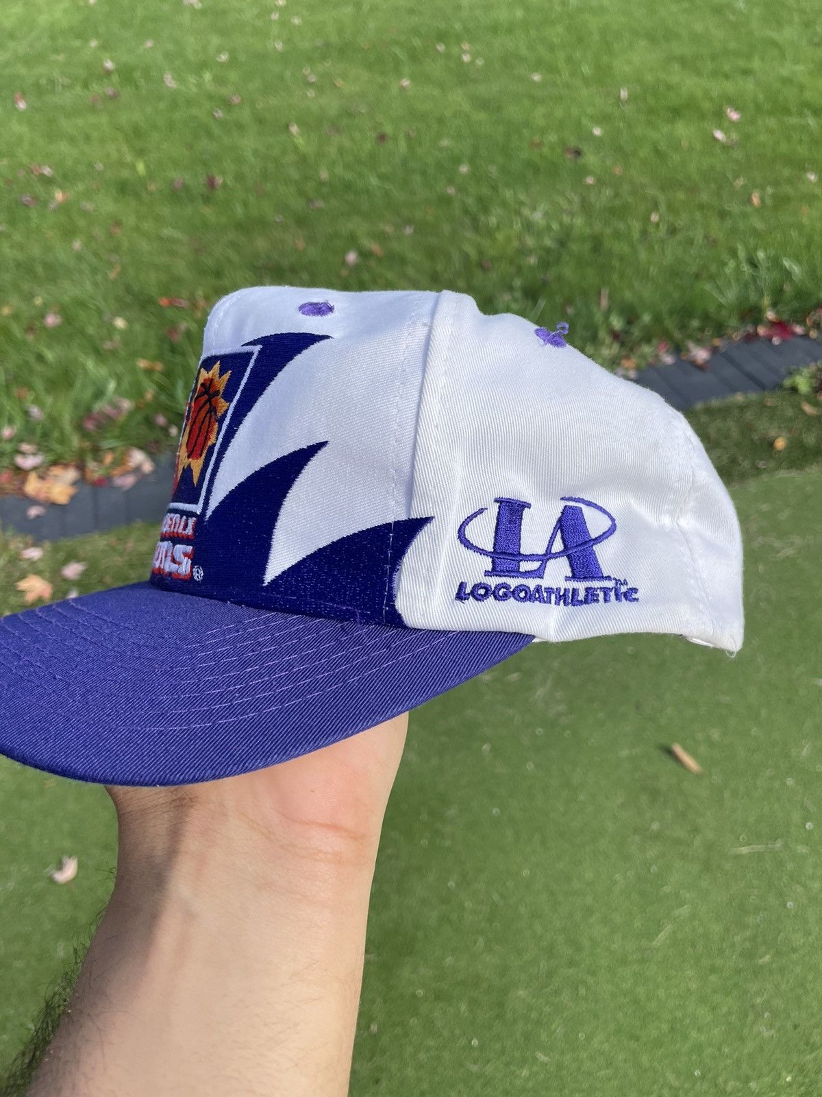 Logo Athletic Vintage Logo Athletic NBA Phoenix Suns Sharktooth Hat 1990s Size ONE SIZE - 3 Thumbnail