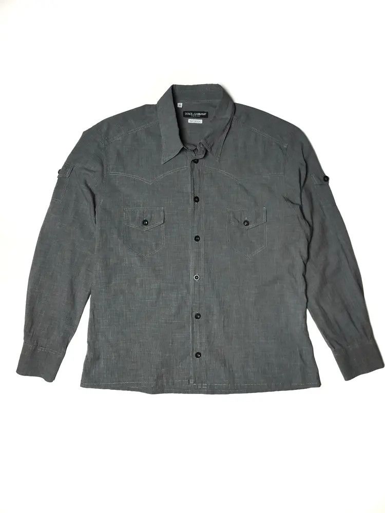 Dolce & Gabbana Dolce Gabbana Sicilia Button Shirt Size US M / EU 48-50 / 2 - 2 Thumbnail