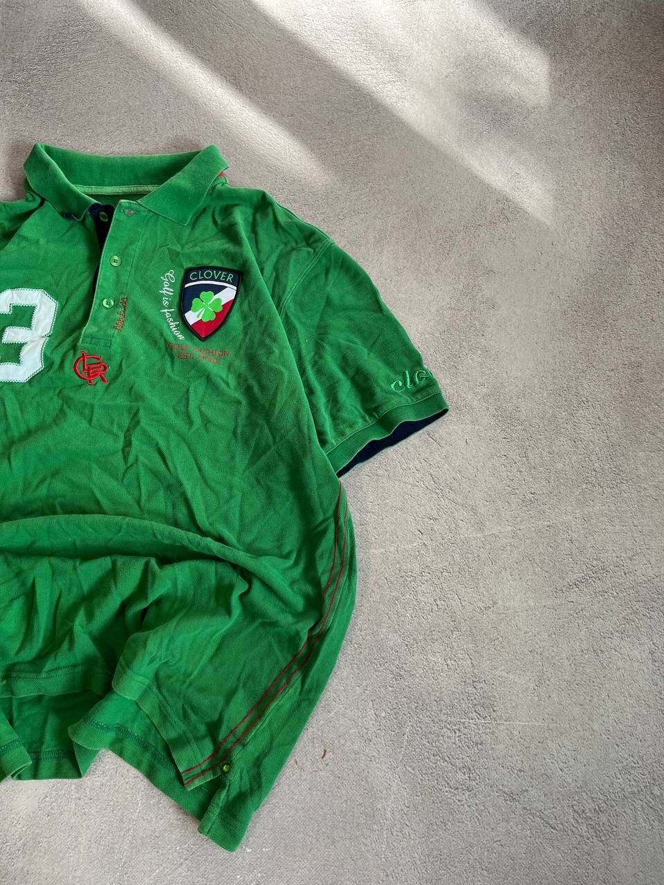 Japanese Brand × Vintage Mr.Lucky Ireland Polo Ralph Like Golf rugby polo jersey Size US M / EU 48-50 / 2 - 3 Thumbnail