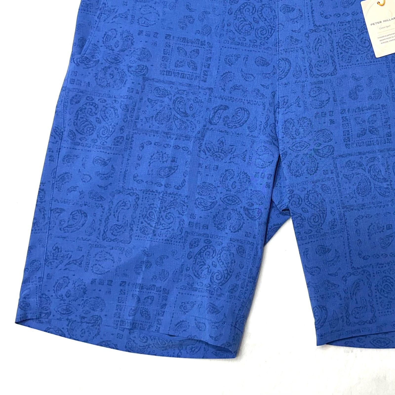 Peter Millar Peter Millar CS Men’s 36 Blue Bandana Quick Dry Golf Shorts Size US 36 / EU 52 - 2 Thumbnail