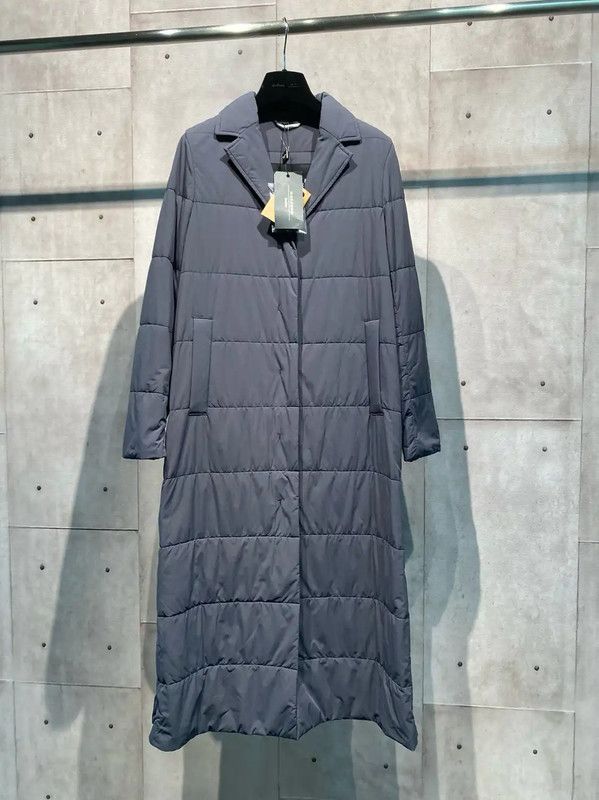 MaxMara Gray Cotton Women's Coat 0089