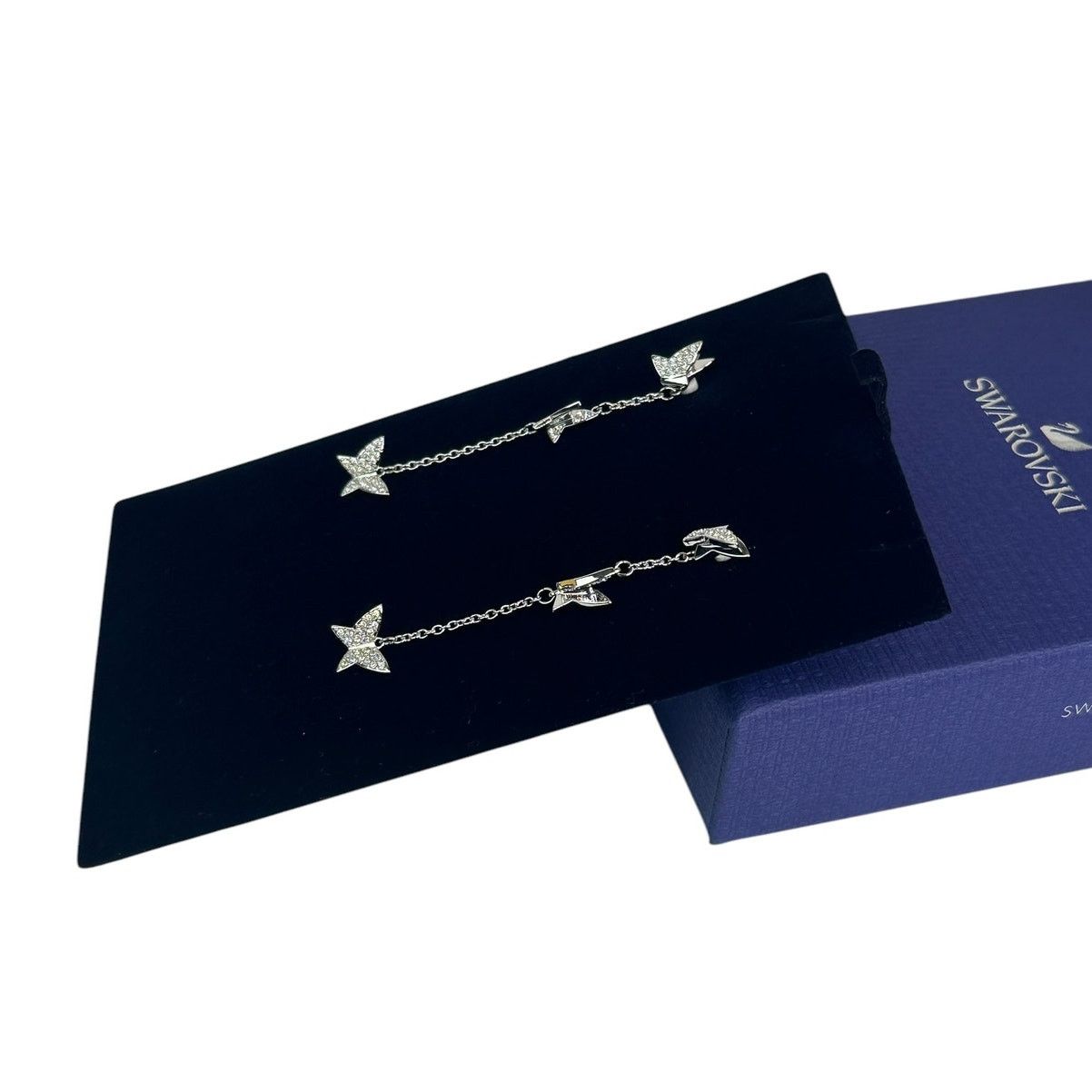 Swarovski Swarovski Idyllia Lilia drop earrings Butterfly, Long Size ONE SIZE - 3 Thumbnail