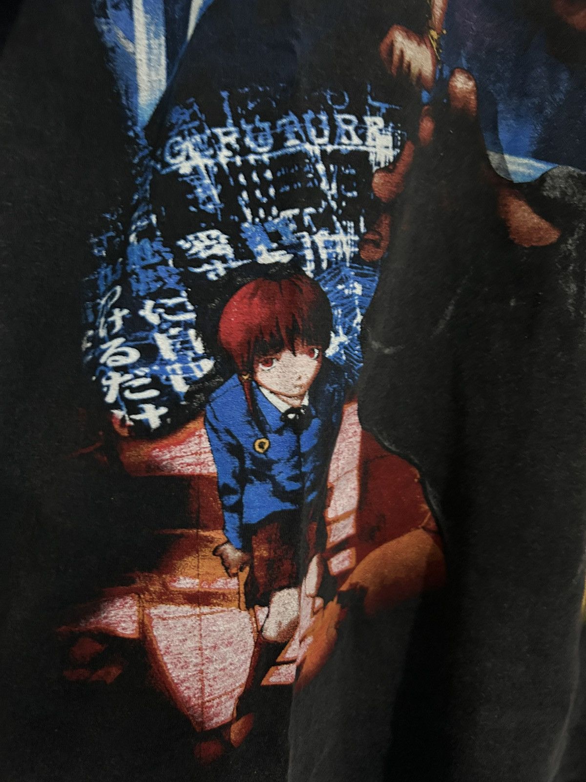 Japanese Brand Serial Experiments Lain Graphic Tee Size US XL / EU 56 / 4 - 4 Thumbnail