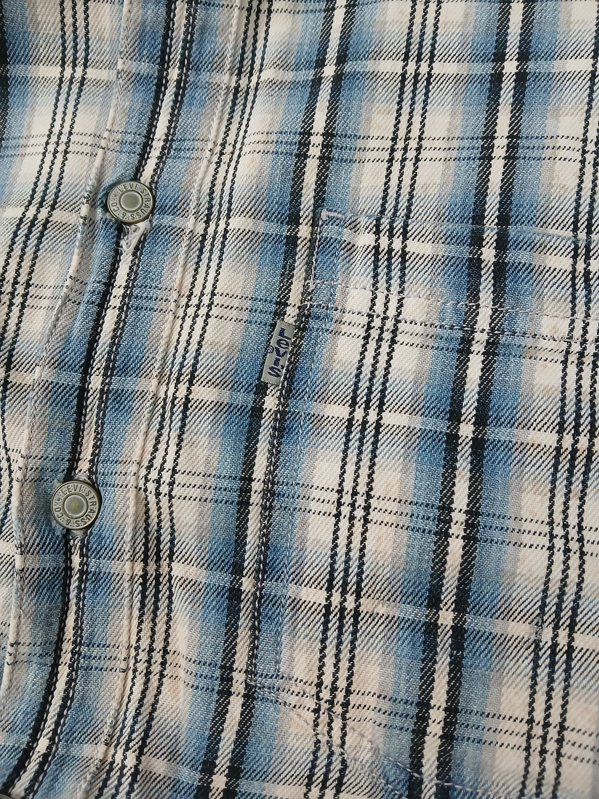 Levi's Vintage Clothing Vintage Levis Plaid Shirt Long Sleeve Full Button Up Size US XL / EU 56 / 4 - 4 Thumbnail