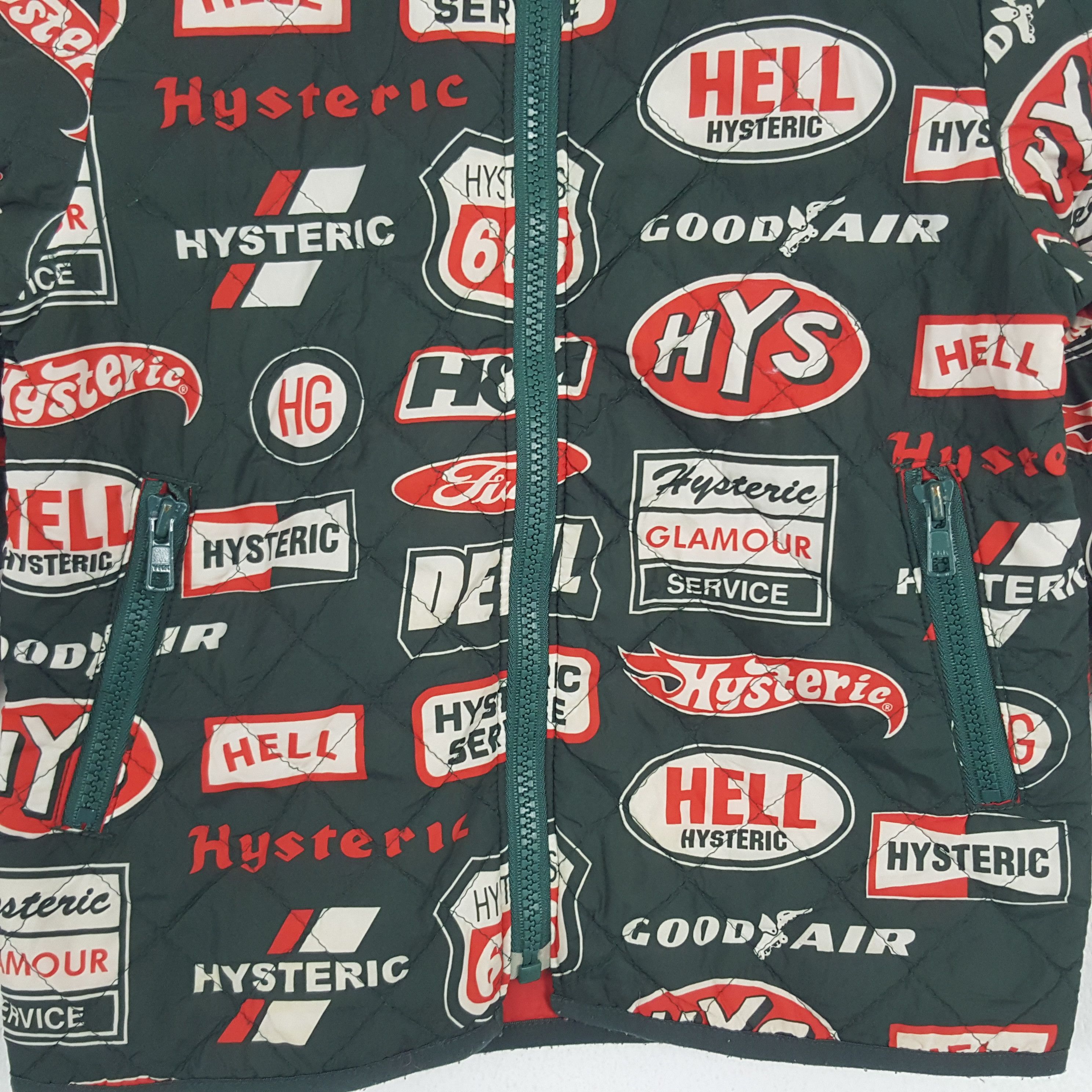 Hysteric Glamour × Japanese Brand × Vintage Vintage Hysteric Glamour Japanese Racing Art Kids Jacket Size US XXS / EU 40 - 2 Thumbnail