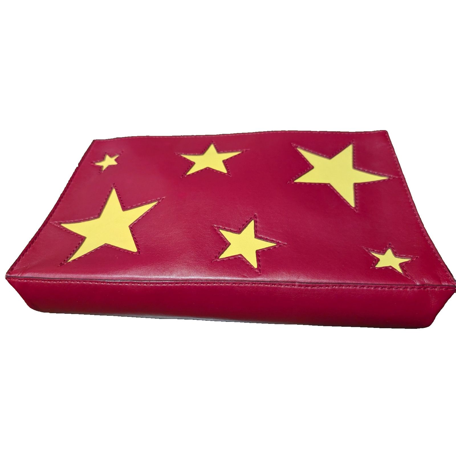 Stella McCartney STELLA MCCARTNEY Vegan Leather Red with stars Clutch EUC Size ONE SIZE - 1 Thumbnail