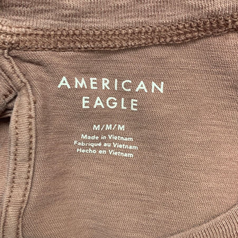 American Eagle Outfitters New American Eagle Womens Medium Short Sleeve Back Tie Top Size M / US 6-8 / IT 42-44 - 5 Thumbnail