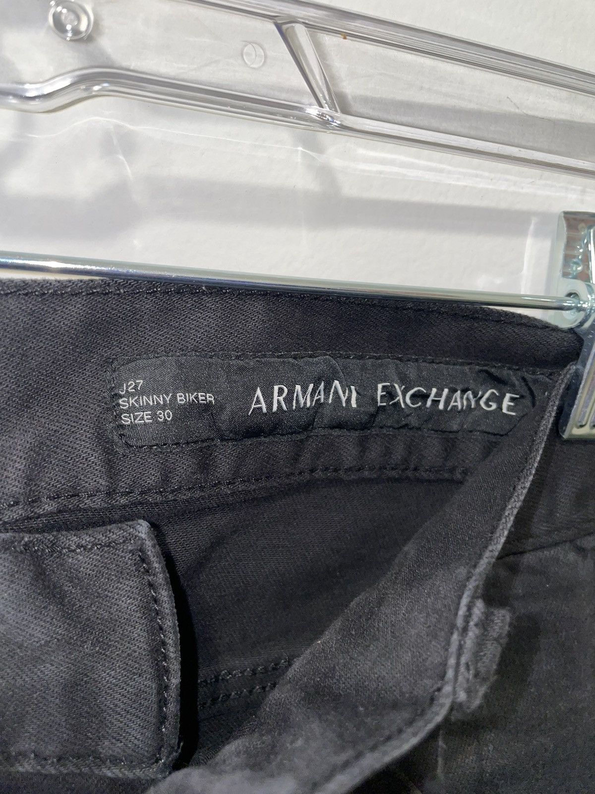 Armani Exchange Armani Exchange J27 Skinny Biker Jeans Size US 30 / EU 46 - 6 Thumbnail