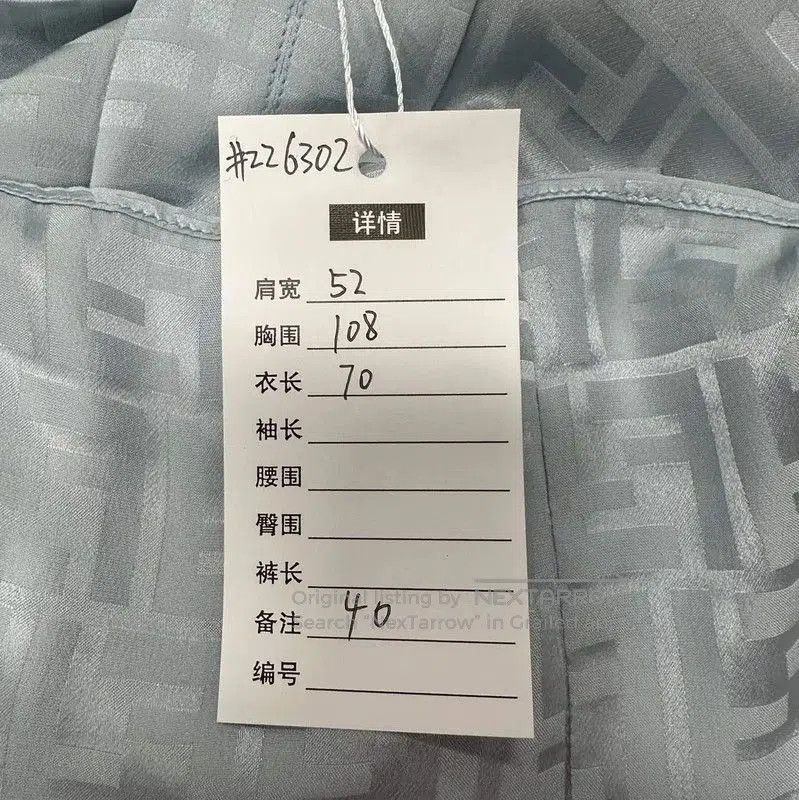 Fendi Fendi Light Blue Cotton Women's Shirt . Size L / US 10 / IT 46 - 3 Thumbnail
