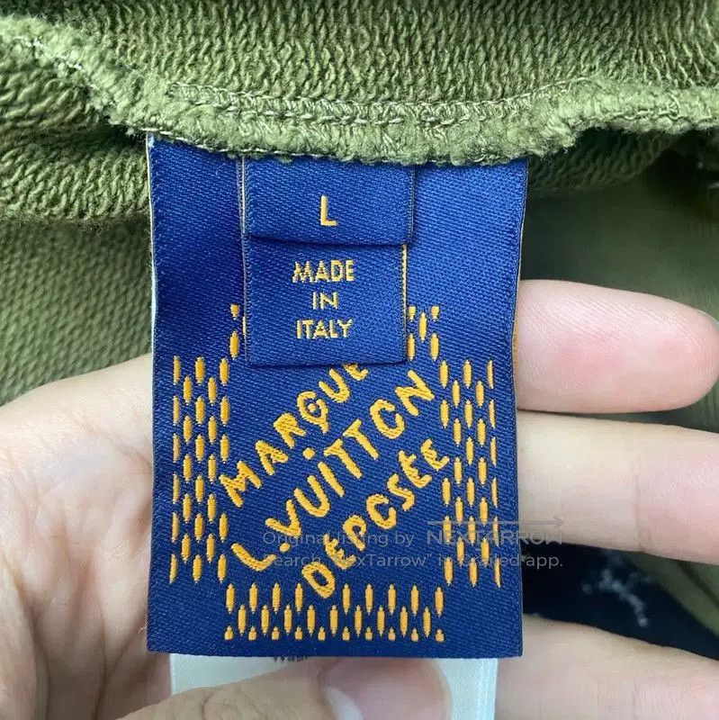 Louis Vuitton Louis Vuitton Men's Oversized Green Sweatshirt . Size US L / EU 52-54 / 3 - 4 Thumbnail