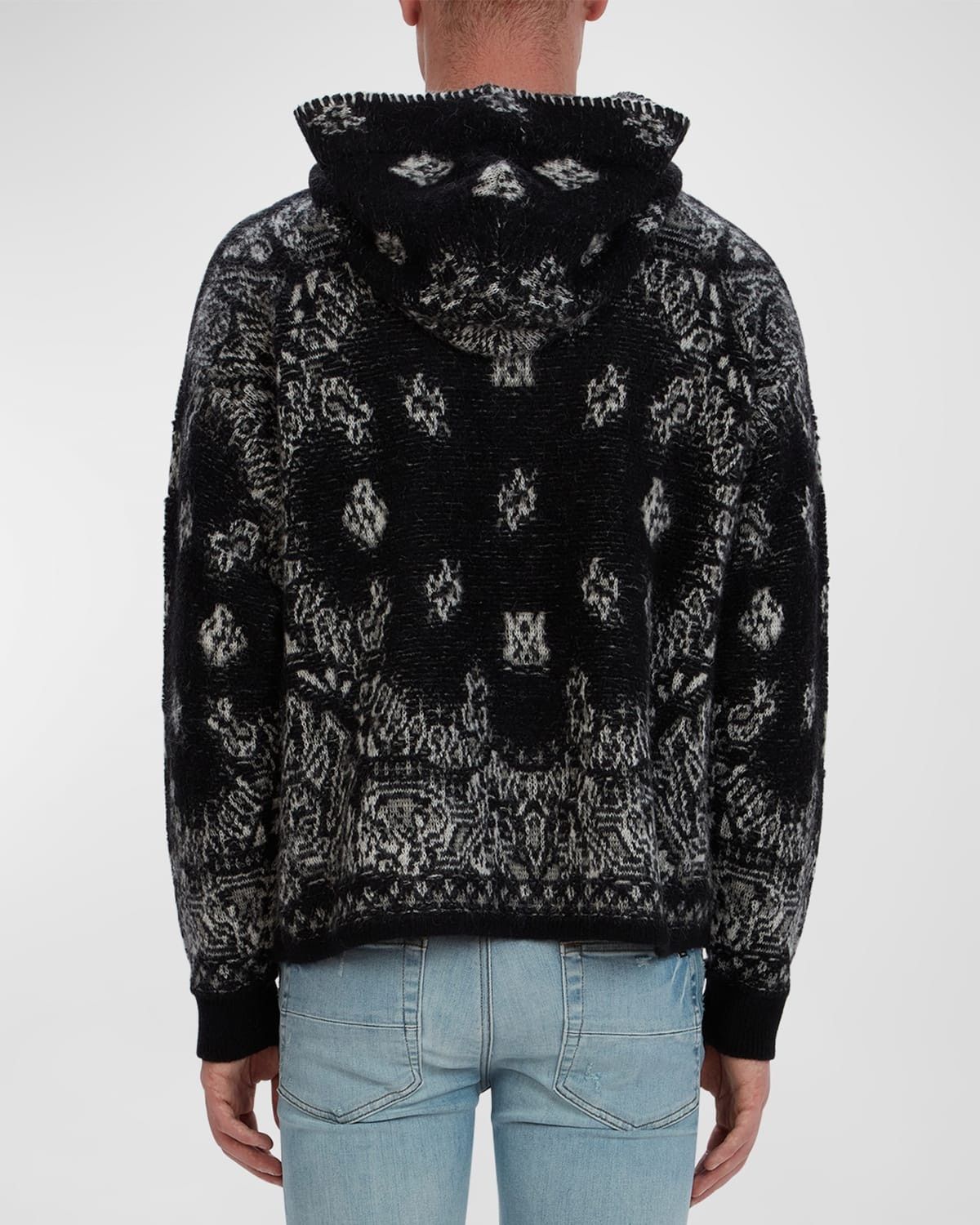 Amiri o1y0525 Logo Hoodie in Black/White Size US L / EU 52-54 / 3 - 4 Thumbnail
